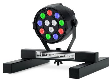 Showlite Discolicht SPS-121 Smart Party Spot mit Bodenstativ, Master-/Slave-Betrieb, LED, RGBW, 8 Auto-Programme, Color-Modus und 8 Sound-Programme