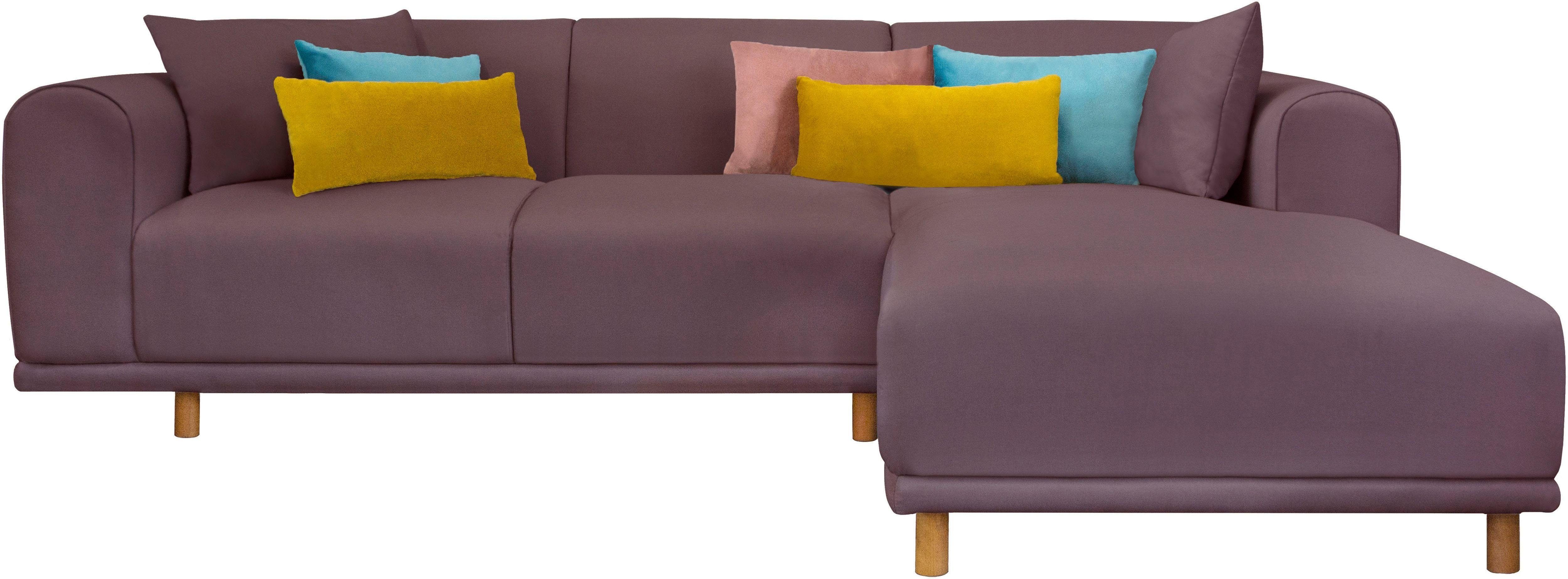 andas Ecksofa Maroon L-Form, in skandinavischem günstig online kaufen