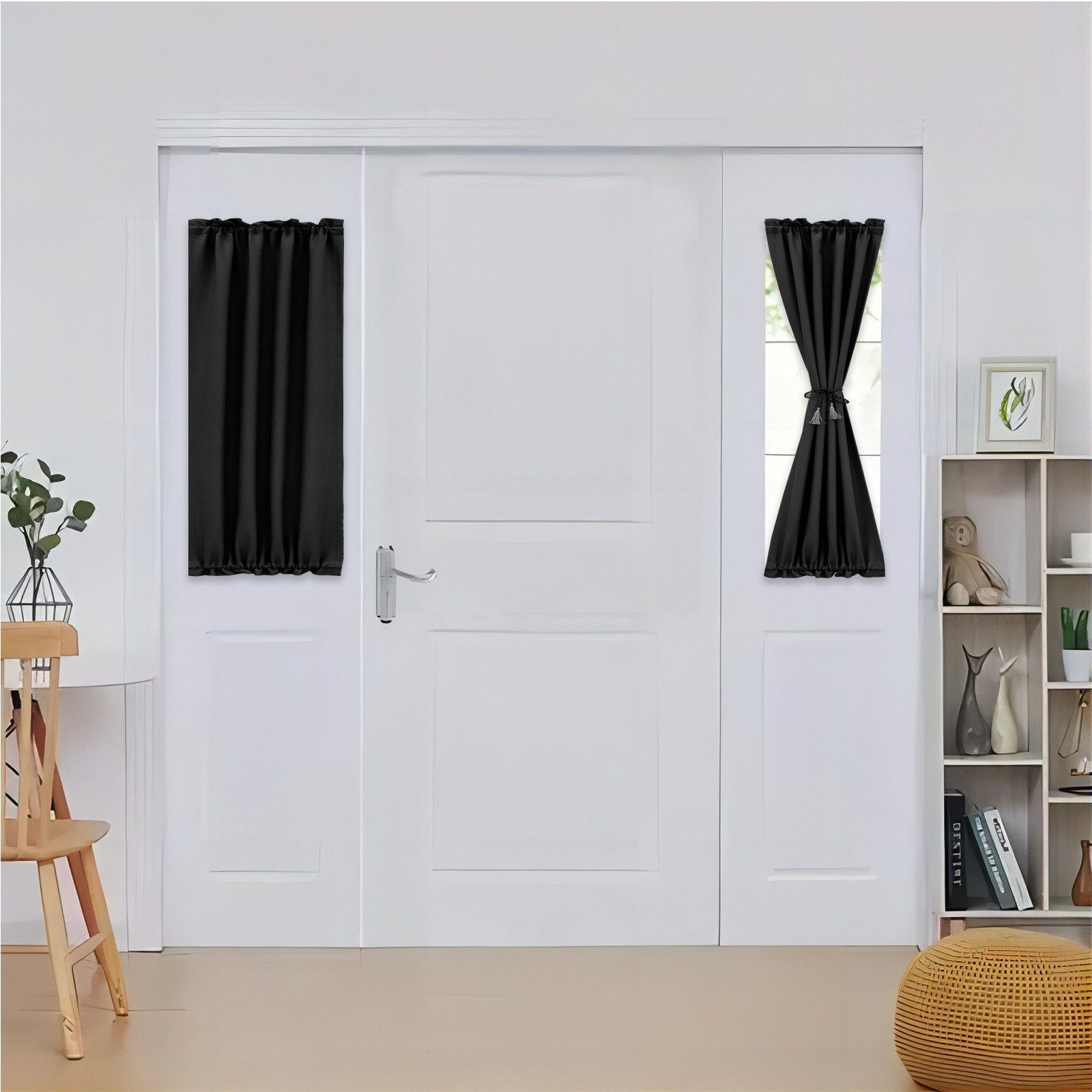 BTTO Türvorhang Türvorhänge Stabtasche,Kräuselband,Verdunkelung,für Türfens günstig online kaufen