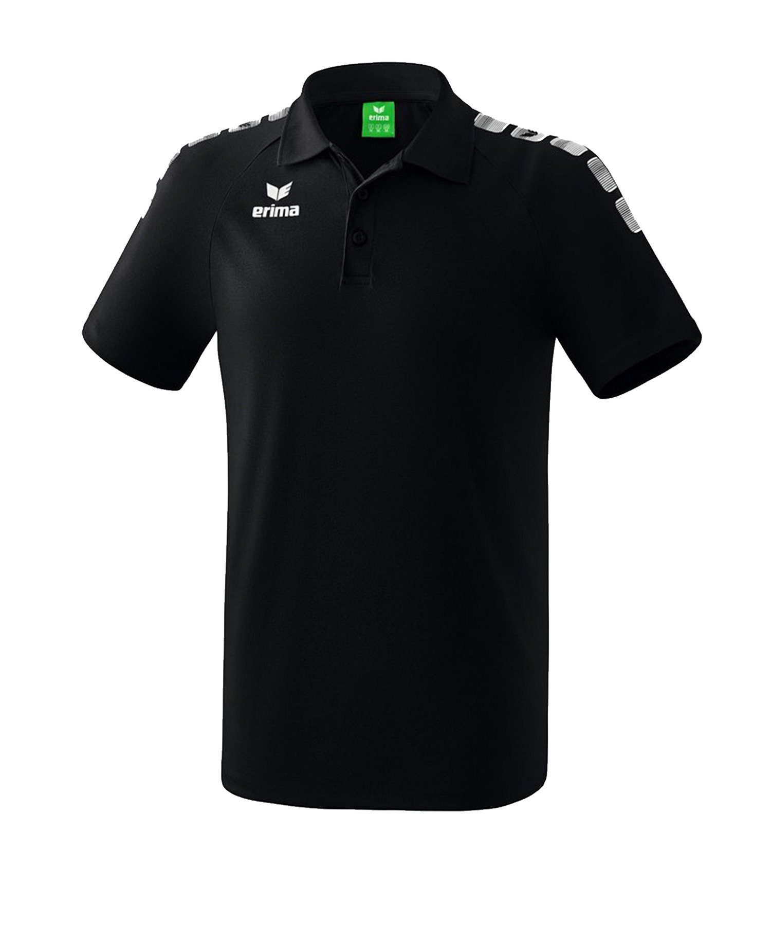 Erima 5-C Poloshirt SchwarzWeiss Essential T-Shirt default