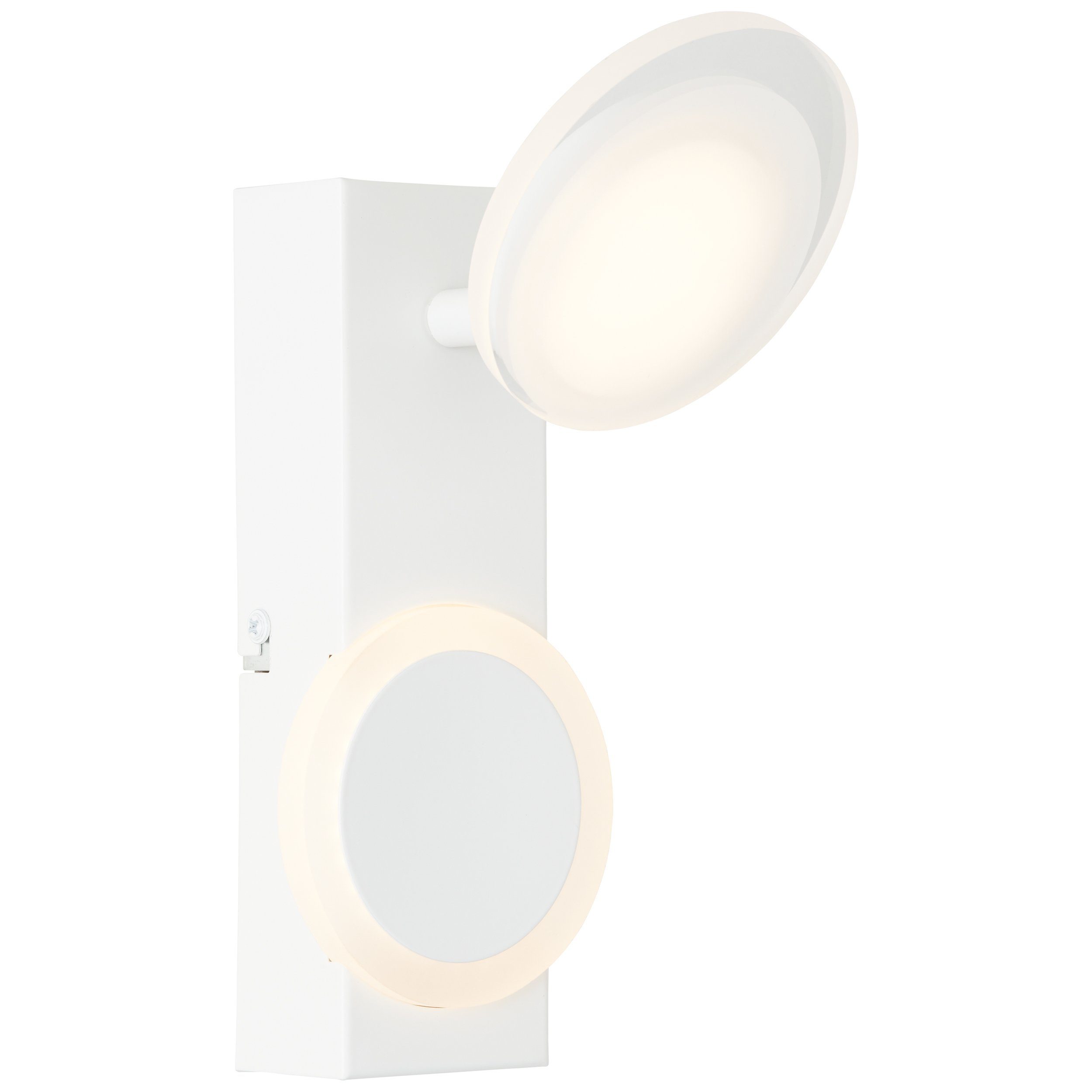 Lightbox LED Wandleuchte, LED 1200 schwenkbar Kopf 10 lm, W, K, Wandspot, integriert, warmweiß, LED fest Breite, cm 3000 10
