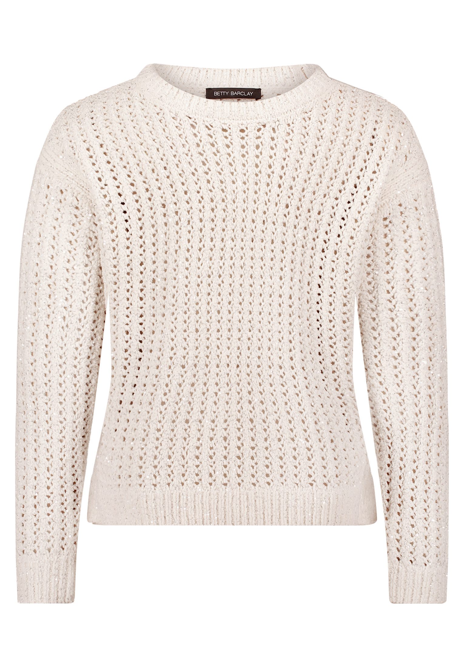Strickpullover Damen mit Lochmuster