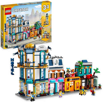 LEGO® Konstruktionsspielsteine Hauptstraße (31141), LEGO® Creator 3in1, (1459 St), Made in Europe