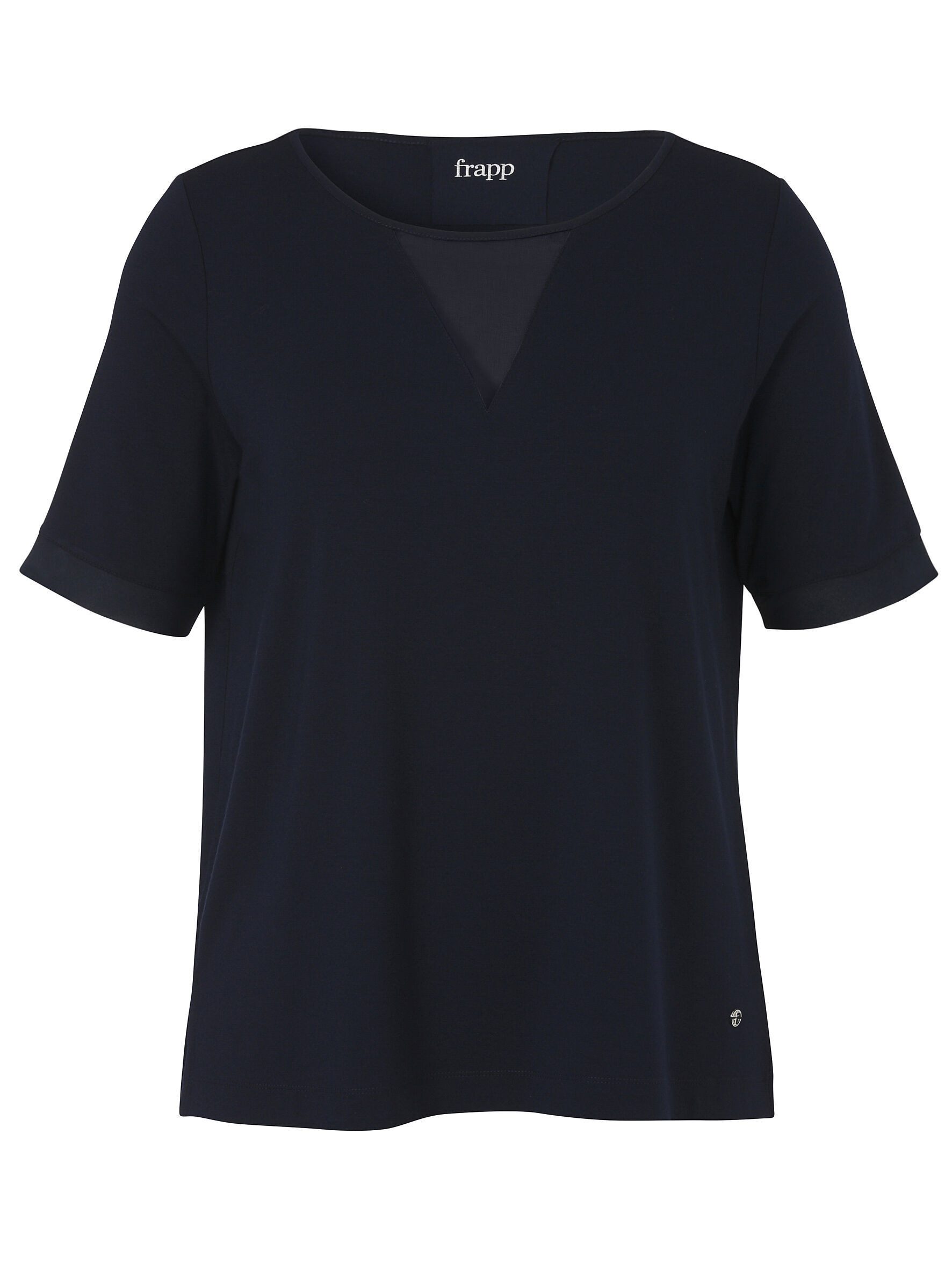 FRAPP Kurzarmshirt (1-tlg) Große Größen