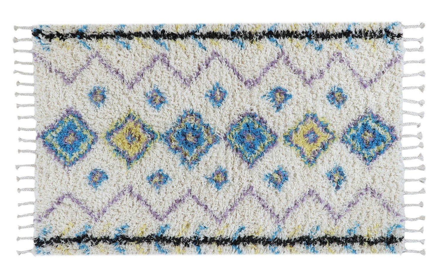 Kinderteppich Teppich, Scandi, 100x160 cm, handgeknüpfte Schurwolle, Scandicliving, rechteckig