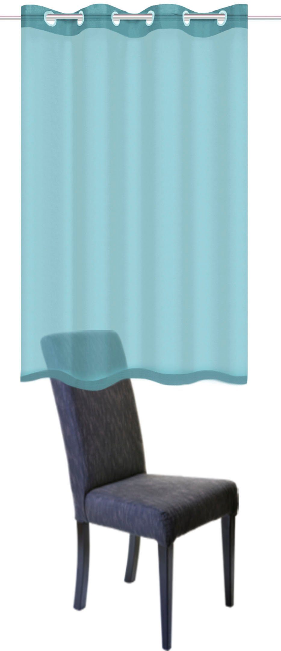 Home Basics Vorhang DOLLY, Ösen (1 günstig online kaufen