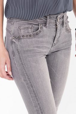 ATT Jeans Slim-fit-Jeans Belinda mit Nietendetail an den Taschen