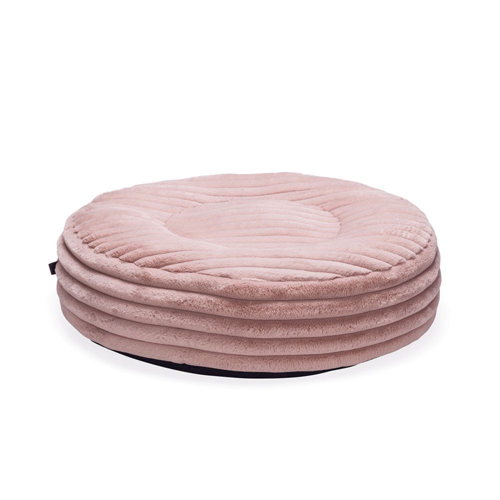 Karlie Tierbett Designed by Lotte Hundebett Reza - rund, rosa Größe: 65 x 16 cm
