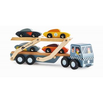 Tender Leaf Toys Spielzeug-Transporter Autotransporter Holzspielzeug Kinderspielzeug