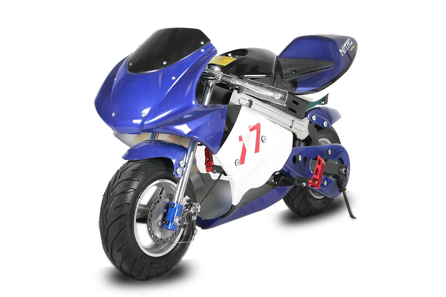 Nitro Motors Elektro-Kindermotorrad Elektrisches Motorrad 1000W Eco  Pocketbike Mini Cross Minibike Crossbike Bike Pocketquad