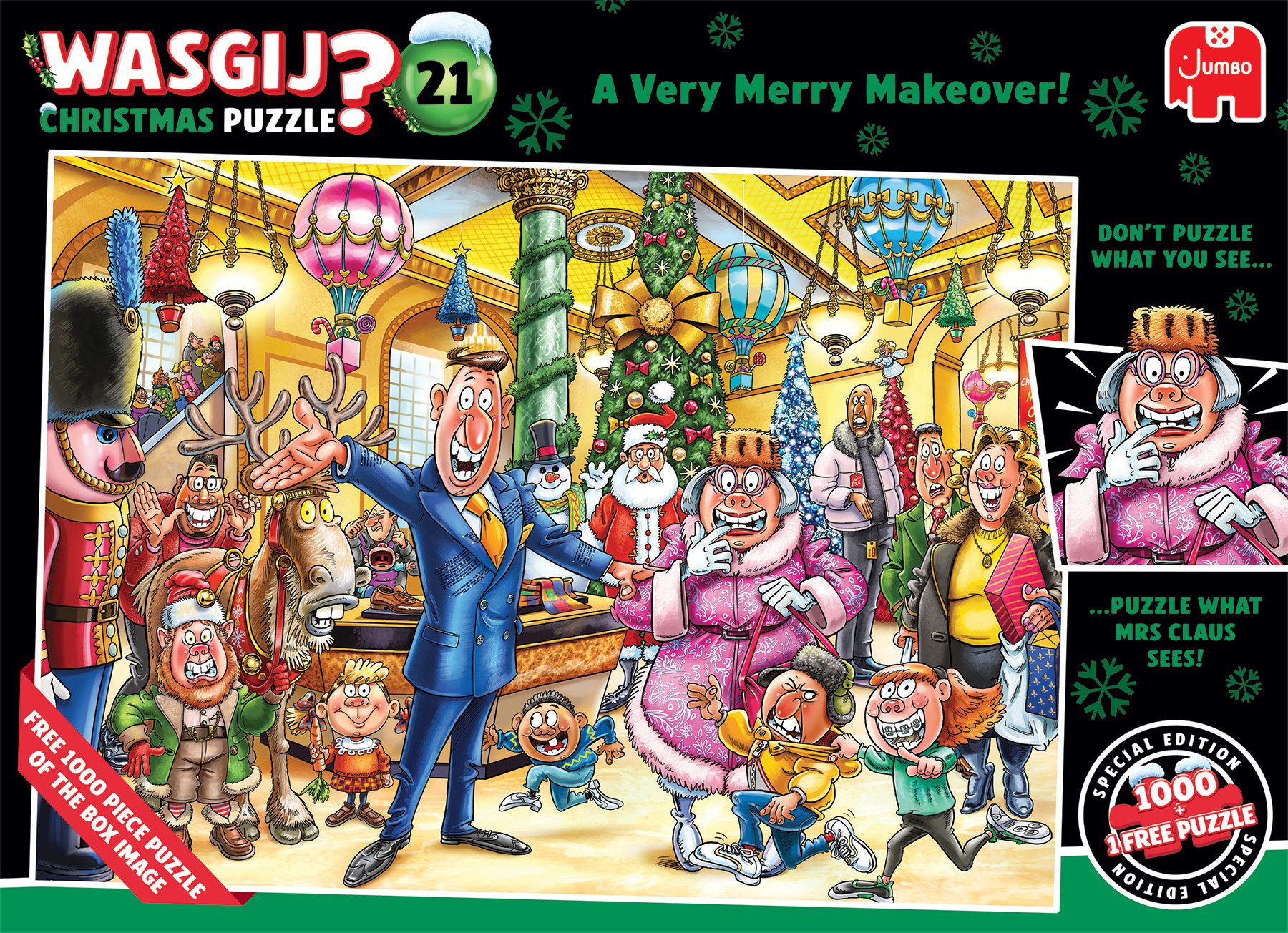 Jumbo Spiele Puzzle Wasgij Christmas 21, günstig online kaufen