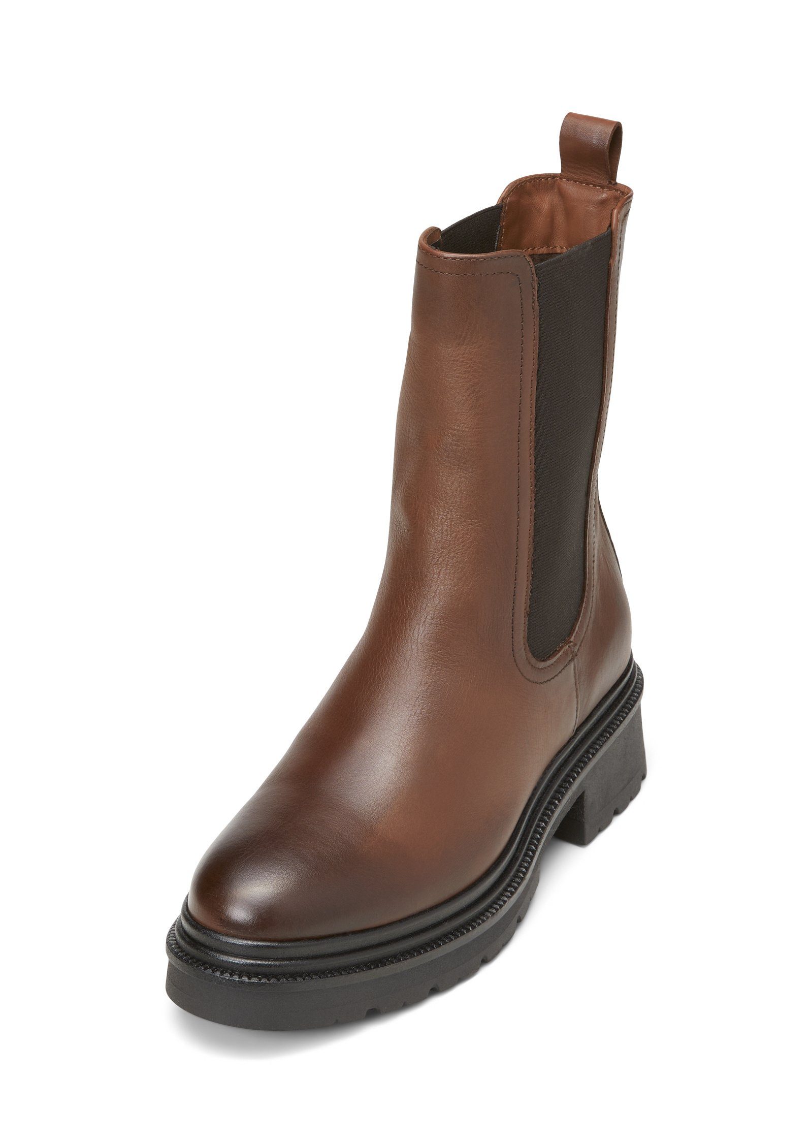 braun O'Polo Chelseaboots hohem Marc Schaft mit