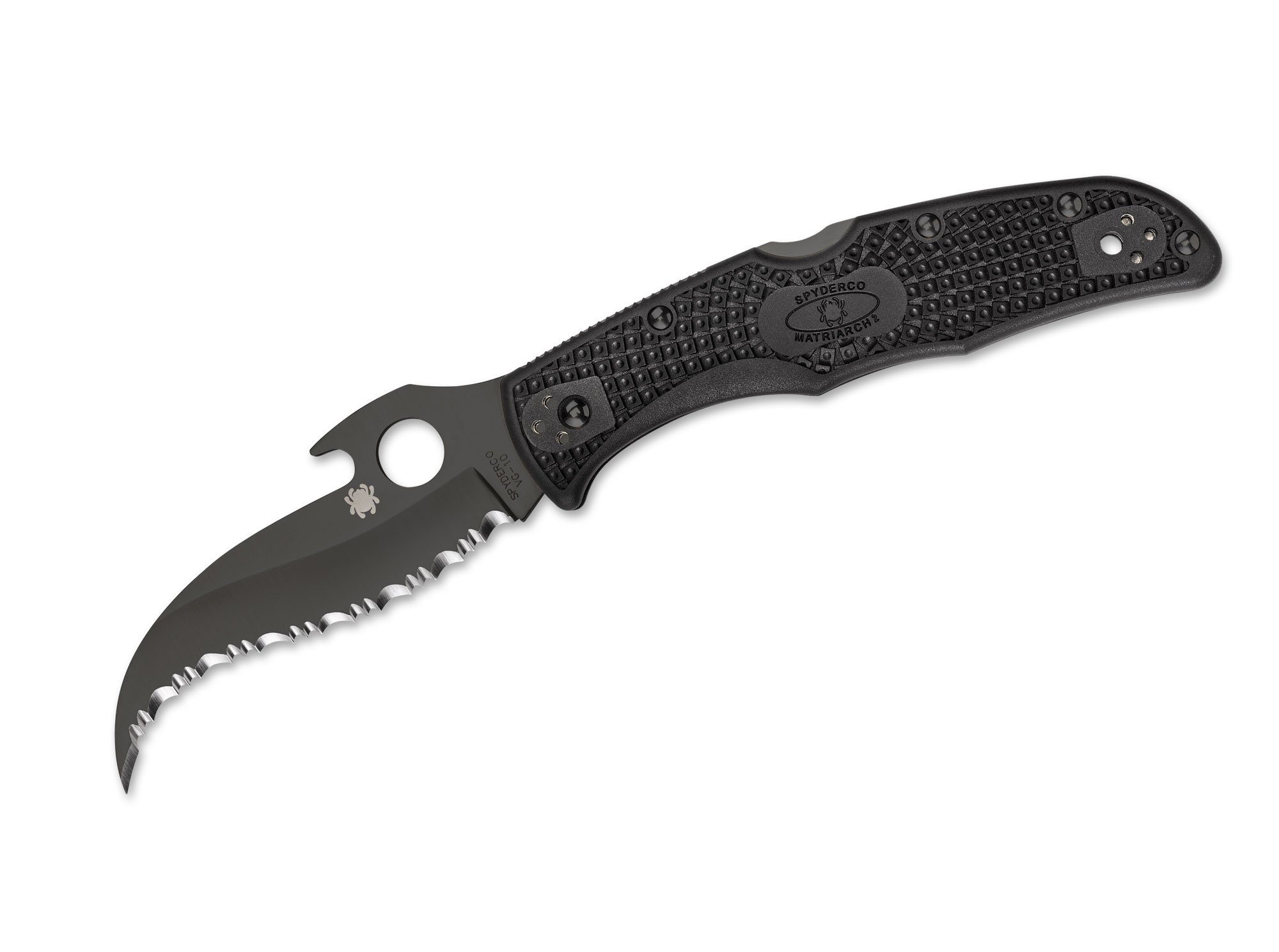 Spyderco Taschenmesser Taschenmesser Matriarch 2 Black