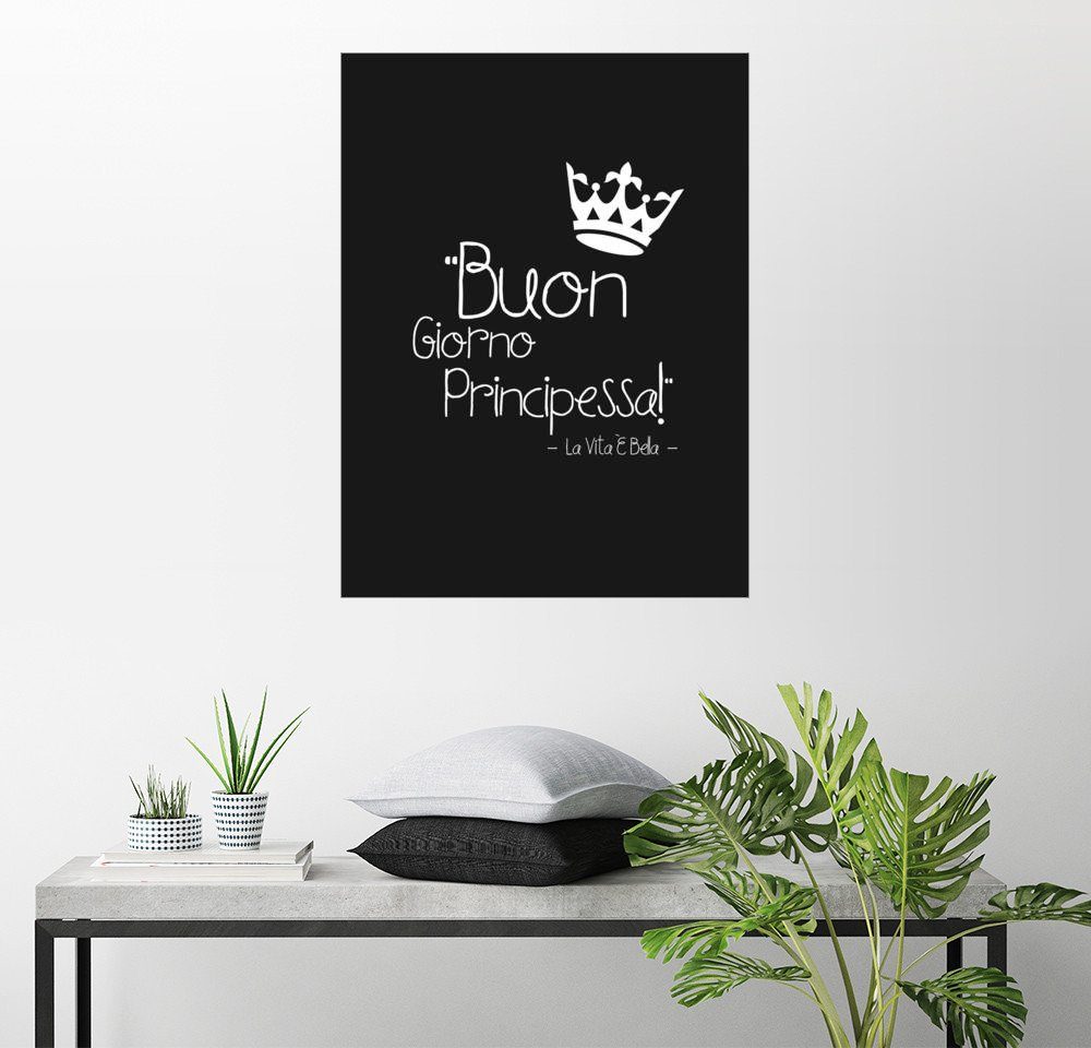 Posterlounge Wandbild, Das Leben ist schön Italienisch online kaufen