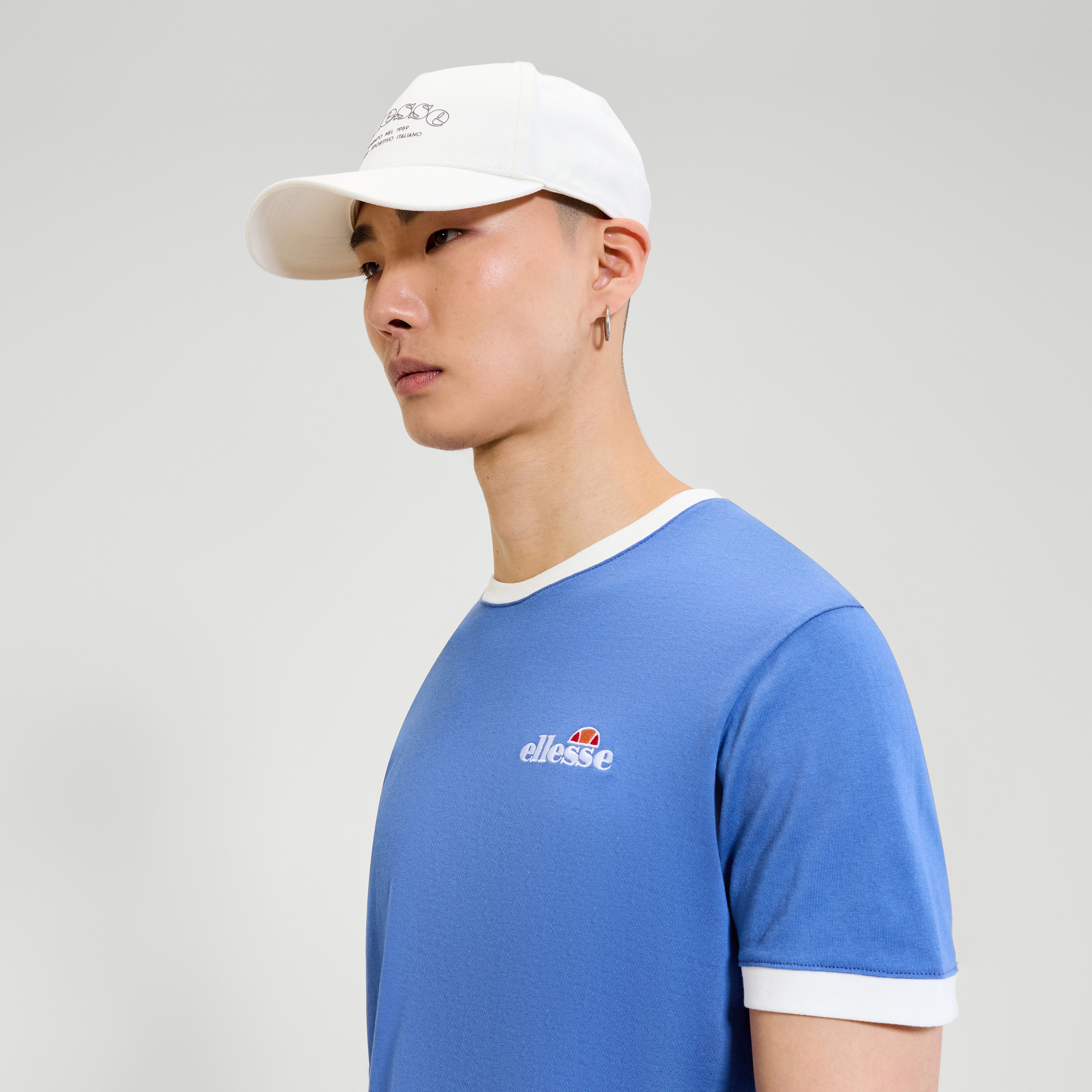 Ellesse T-Shirt MEDUNO TEE mit Rundhalsausschnitt, Kurzarm, aus Baumwolle