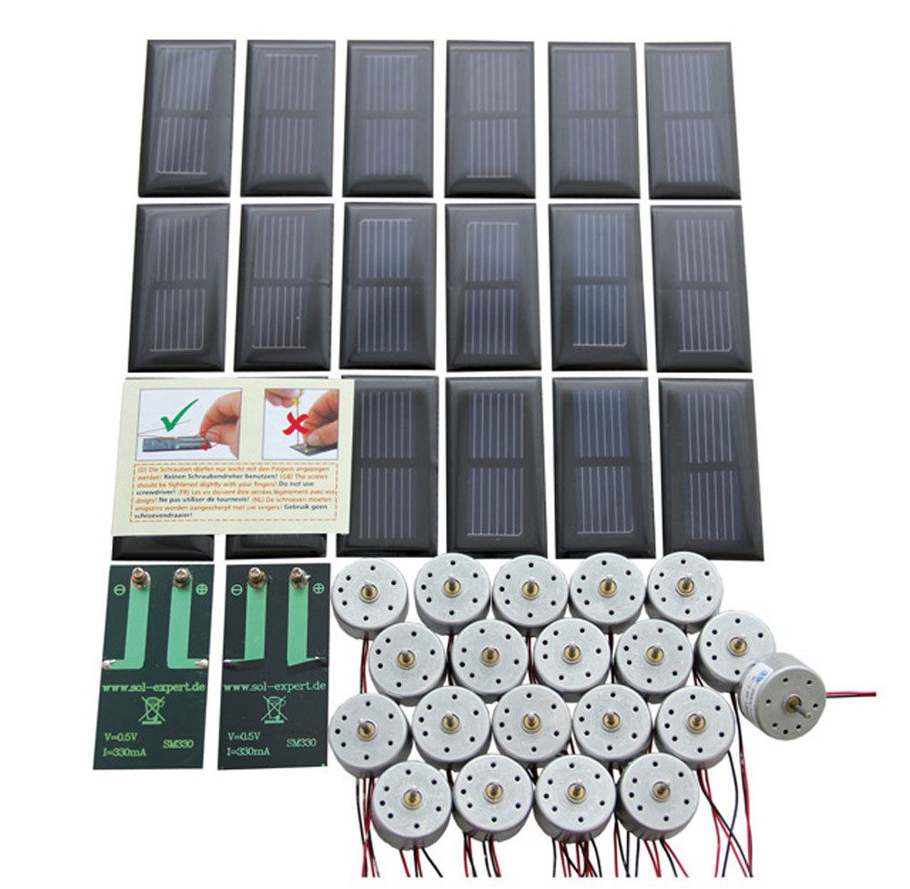 SOL-EXPERT group Modellbausatz Klassensatz Solarantrieb basic - mit Schraubanschluss