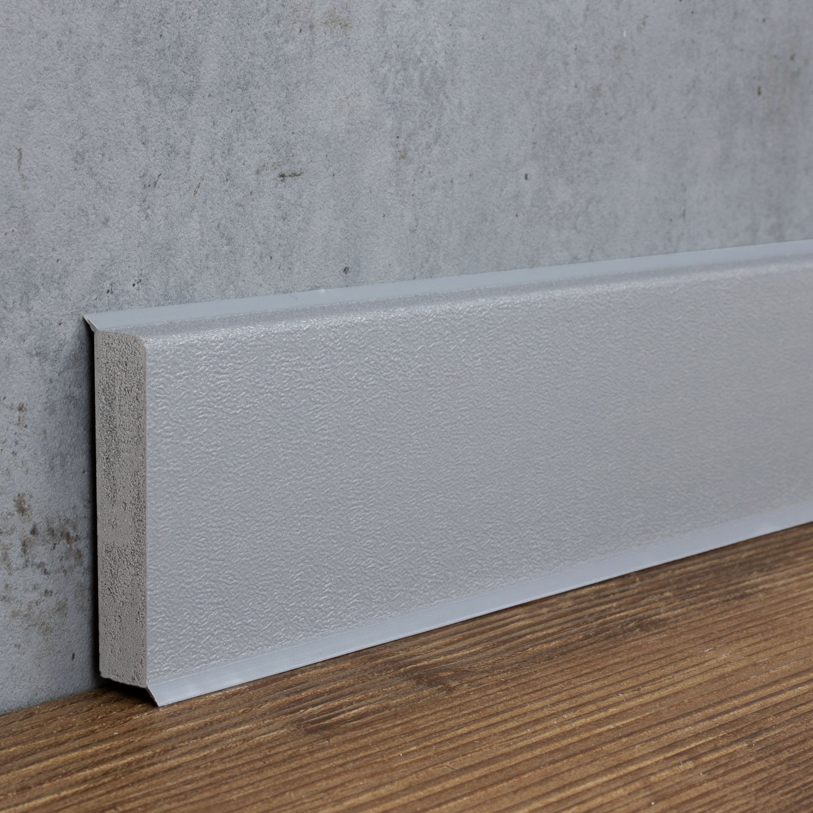 PROVISTON Sockelleiste 12 x 60 x 2500 mm Fußleiste Kunststoff PVC Hartschaum by PROVISTON, L: 250 cm, Spar-Set, 5-St.