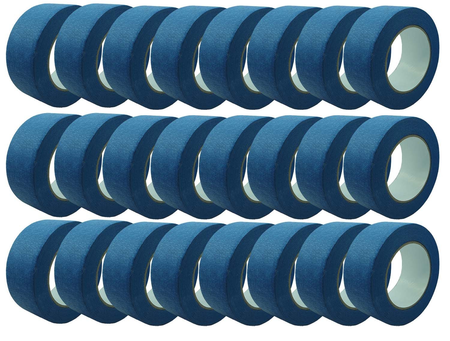 varivendo Kreppband Feinkreppband blau 50mm x 50m Malerband 24 Rollen (Rollen, 24-St., Pro Mask blau Feinkreppband) Kreppband malerklebeband malerkrepp