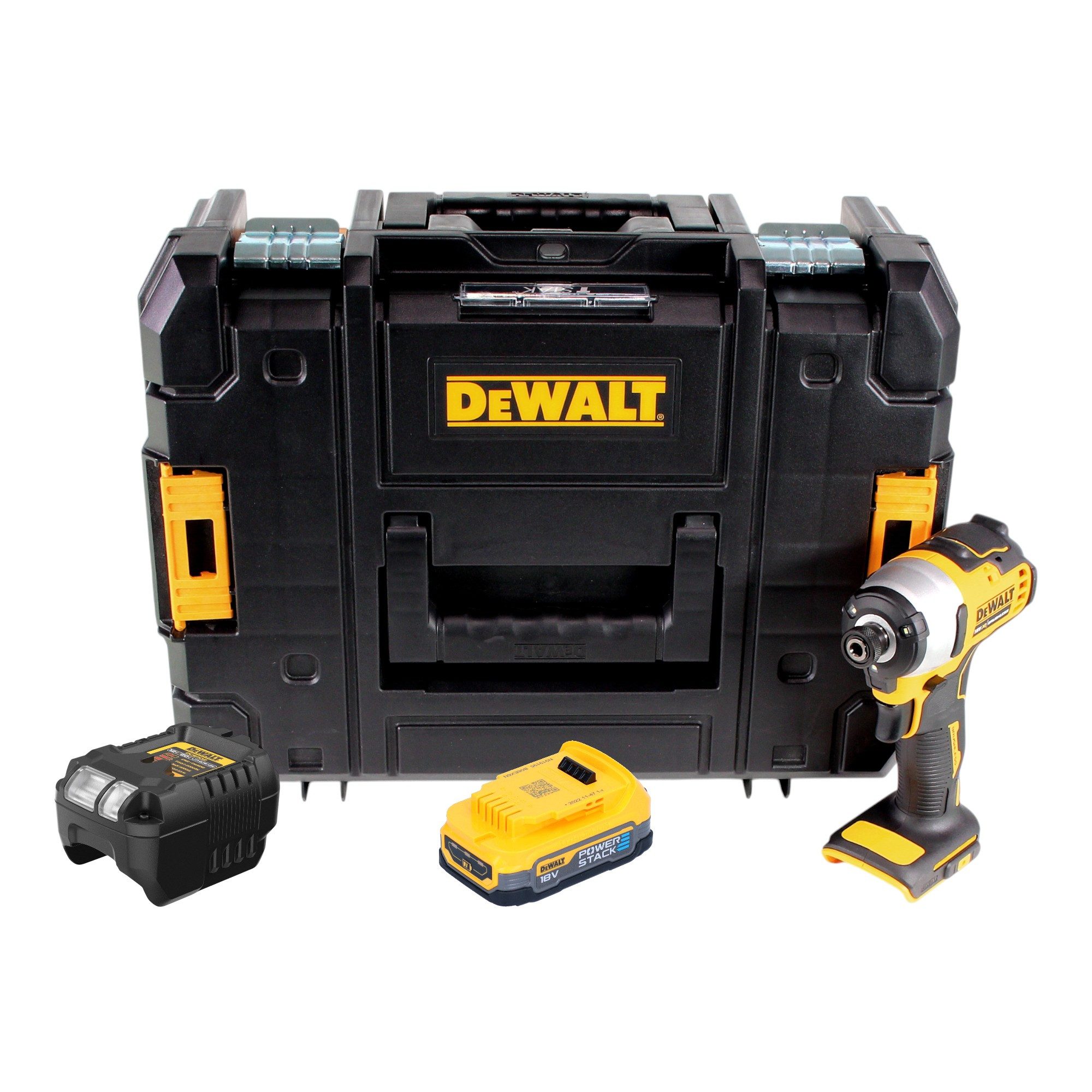 DeWalt Akku-Schlagschrauber DCF 809 E1T Akku Schlagschrauber 18 V Brushless + 1x Powerstack Akku