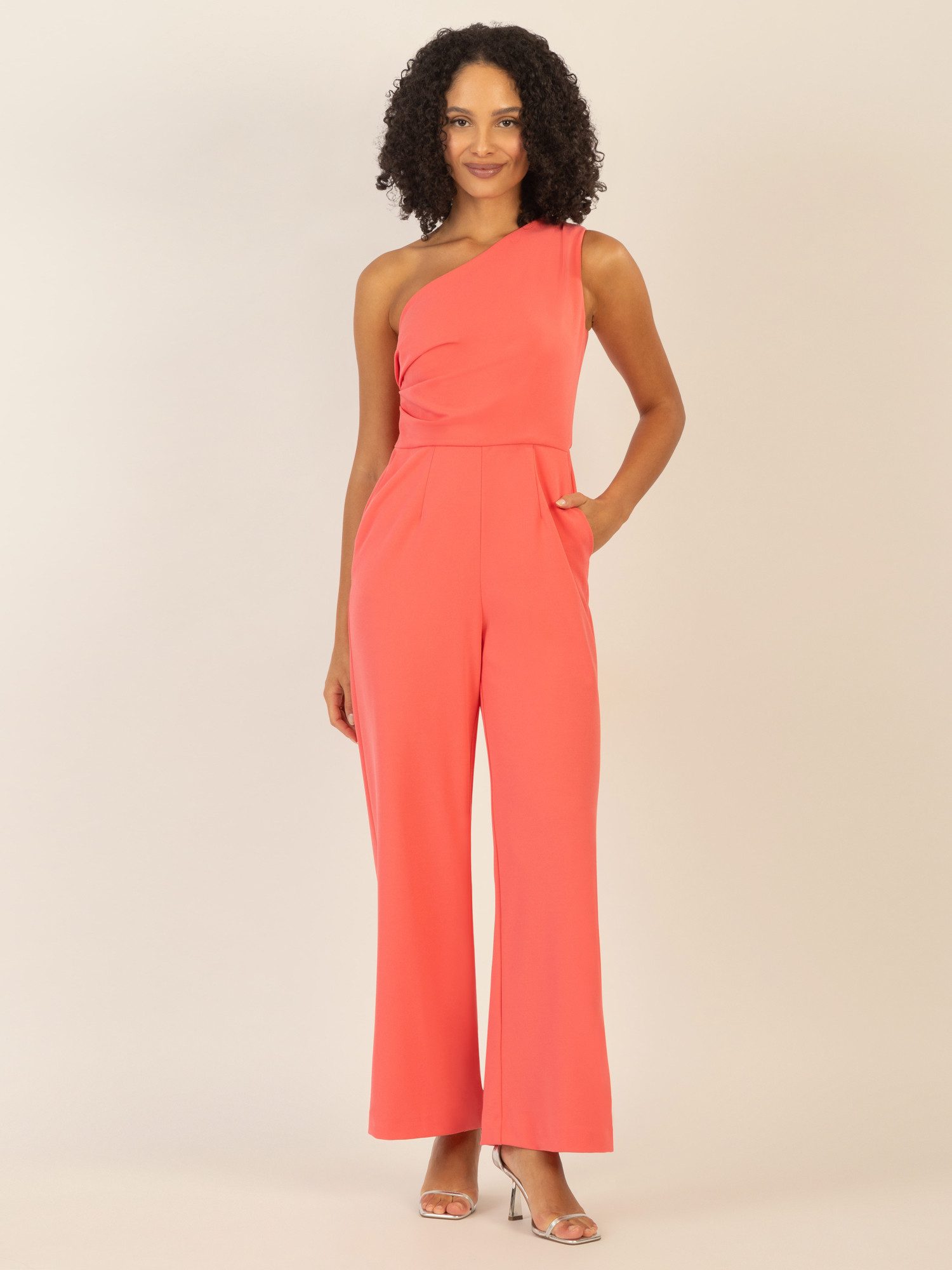 Apart Jumpsuit aus einer leicht strukturierten günstig online kaufen
