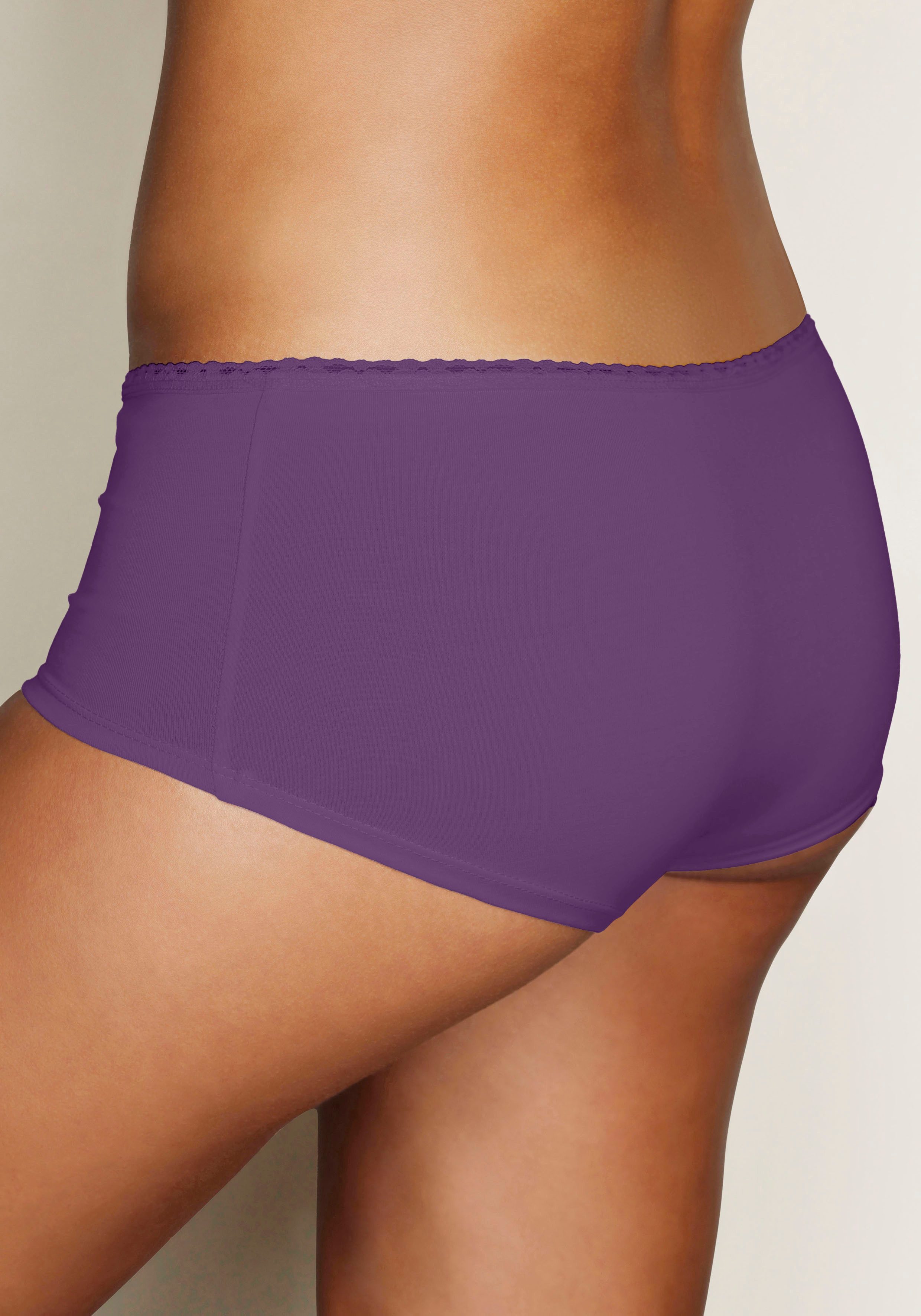 LASCANA Panty Geschenk Box (5er-Pack) mit süßen Herzchen-Prints und aus elastischer Baumwoll-Qualität – Bild 3 von 5