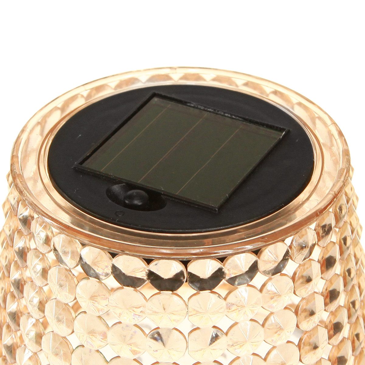 Kaemingk Windlicht Solar Tischlampen LED Timer Retro Garten Deko 3St H25cm, 3 Stück