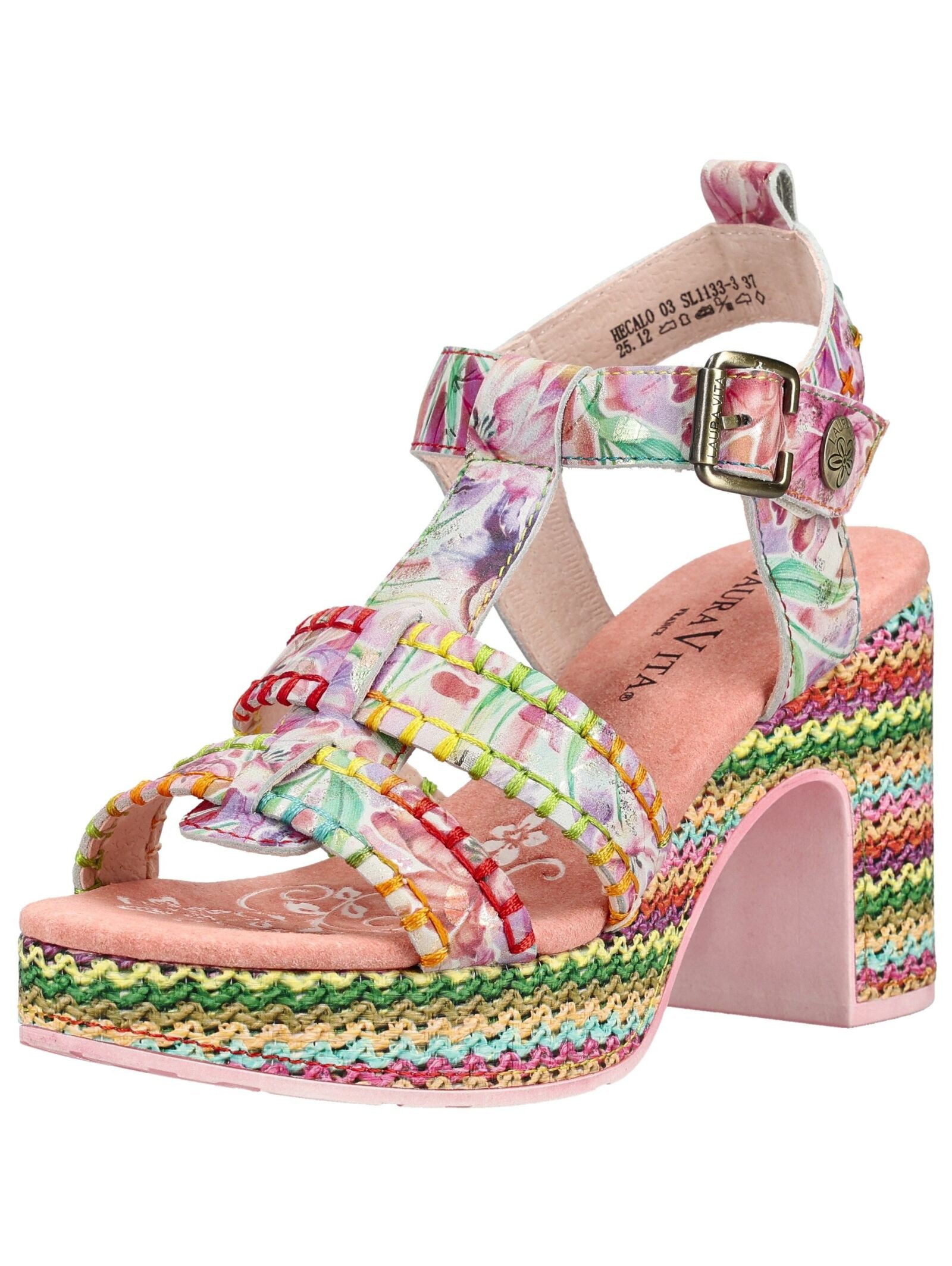 LAURA VITA LAURA VITA Sandalen Leder High-Heel-Sandalette