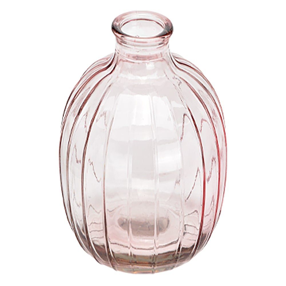 matches21 HOME & HOBBY Dekovase Vase Blumenvase Pflanzgefäß Glasvase pink rosa Glas 12x7 cm (1 St). € 5,99
