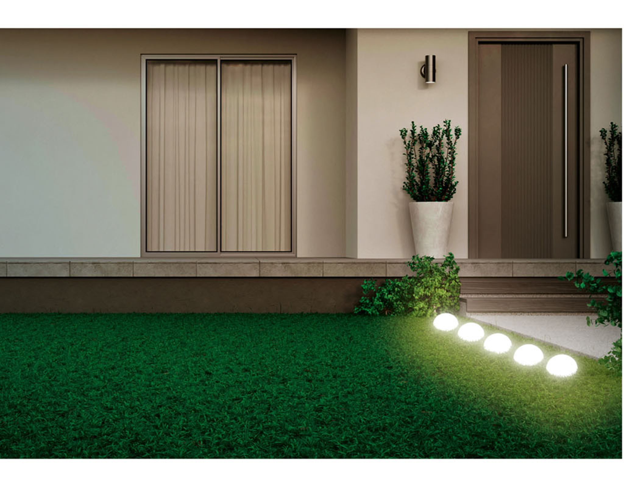 Livarno home Gartenleuchte Livarno home LED-Bodenlichterkette 5er dimmbar Z günstig online kaufen