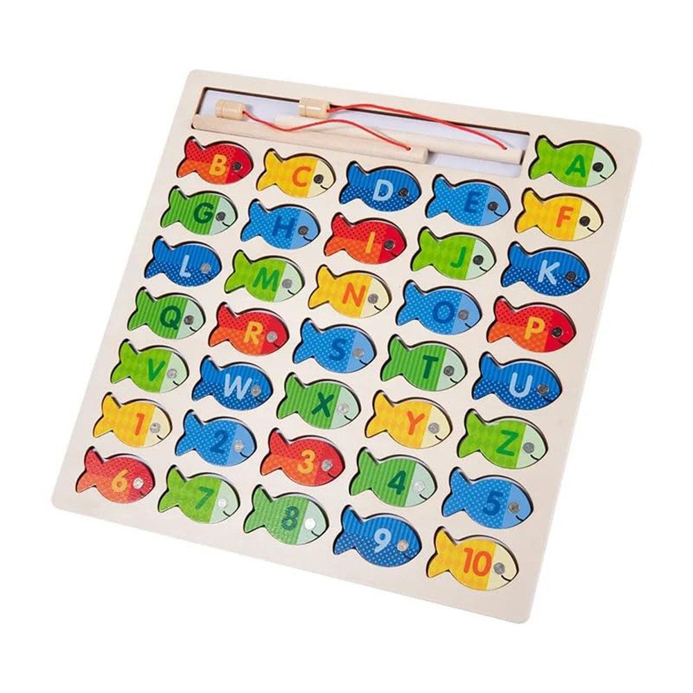 CLTYQ Lernspielzeug Montessori Spielzeug ab 3 4 5Jahre Magnetische Angelspi günstig online kaufen