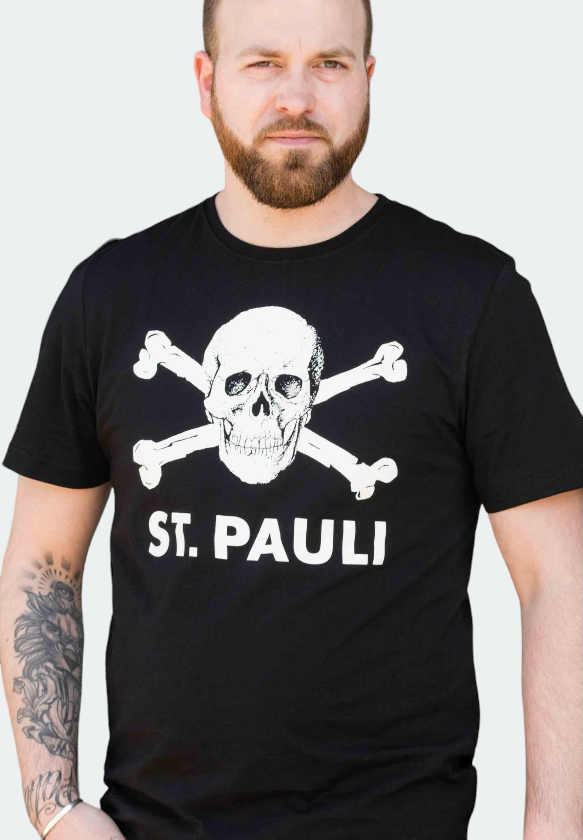 St. Pauli T-Shirt Totenkopf I fair, nachhaltig, sportlich