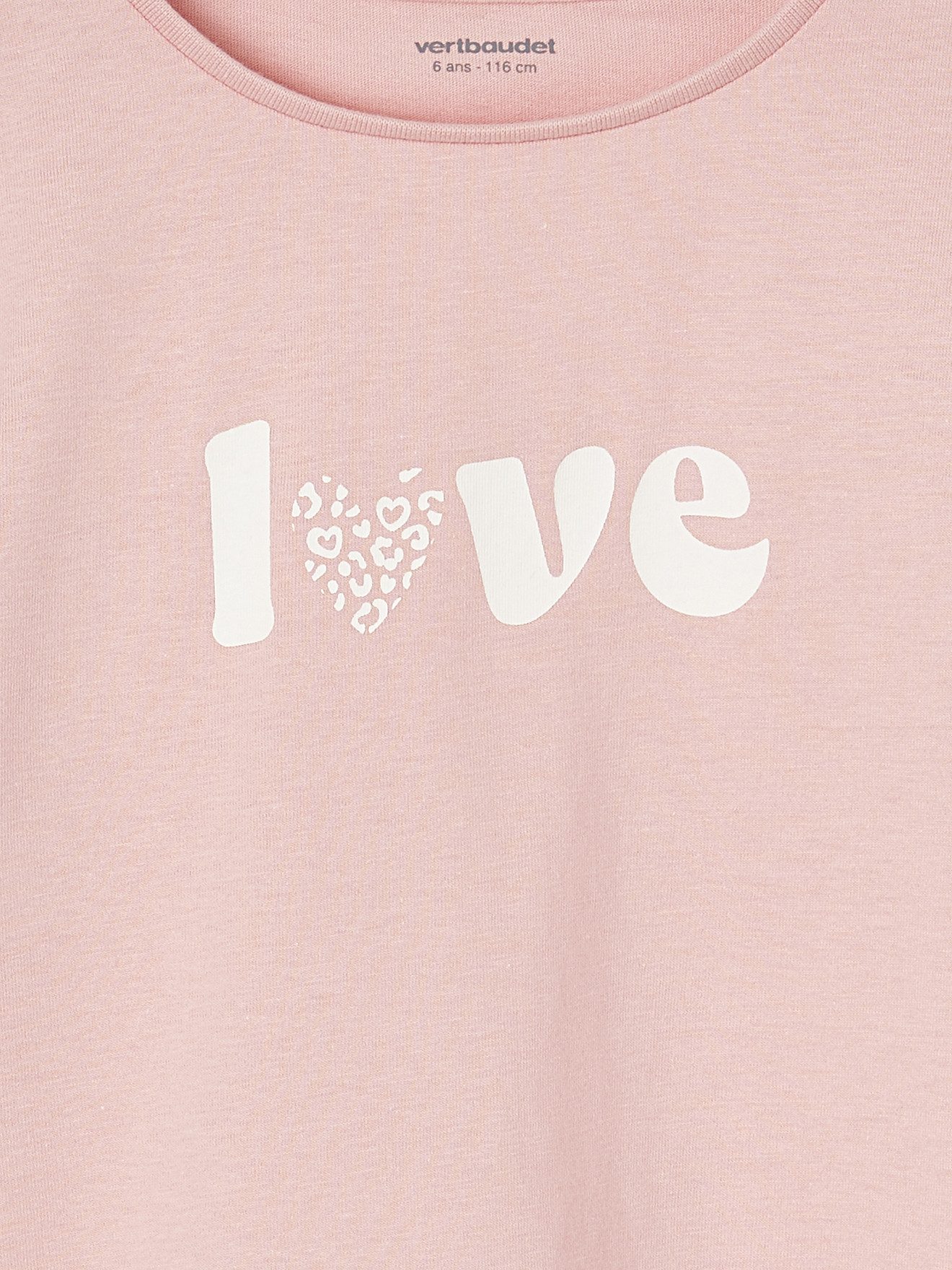 vertbaudet Langarmshirt Mädchen Shirts mit Print BASIC 3er-Pack