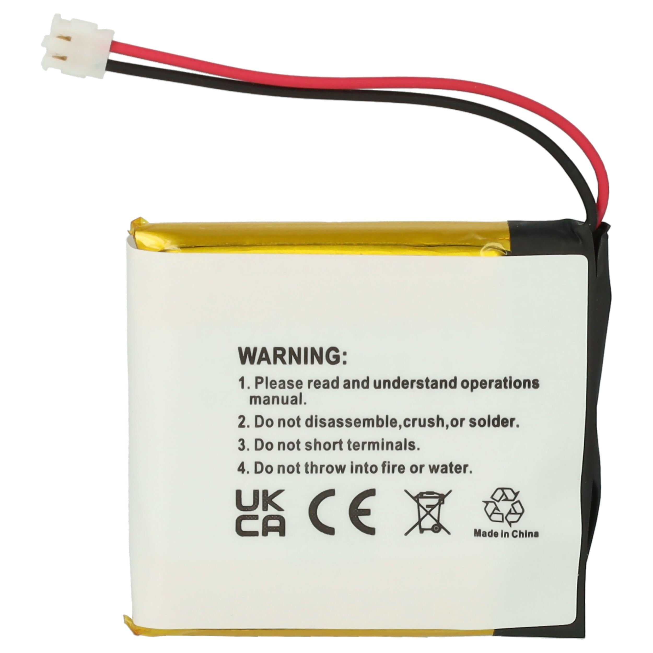 430 mAh Ersatz vhbw Akku für Li-Polymer 361-00098-00 V) Garmin für (3,8