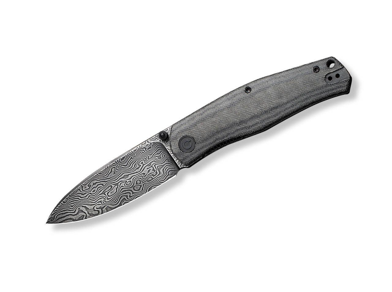 CIVIVI Taschenmesser CIVIVI Sokoke Micarta Black Damascus Einhandmesser