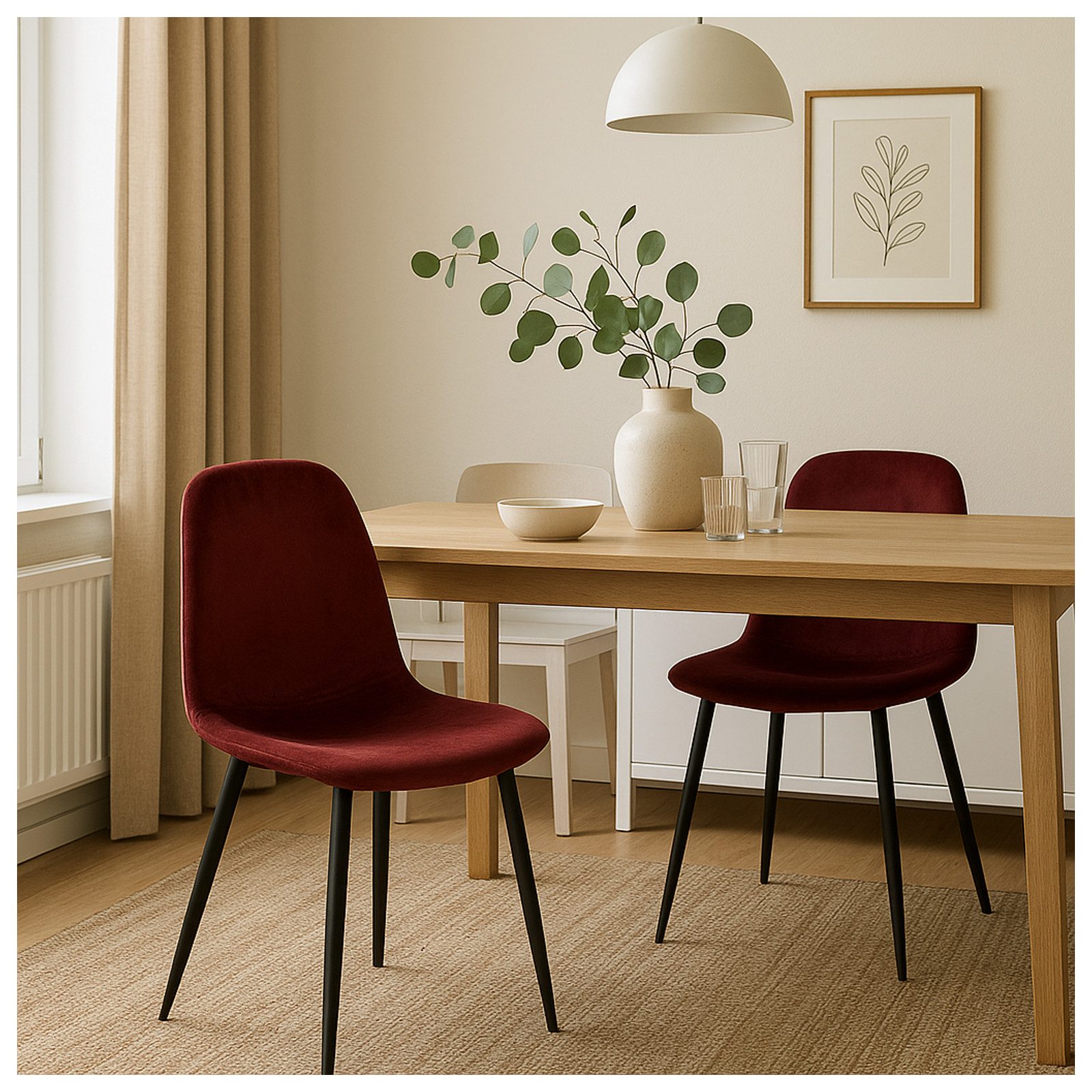 HTI-Living Esszimmerstuhl Stuhl Savannah Velvet (Stück, günstig online kaufen