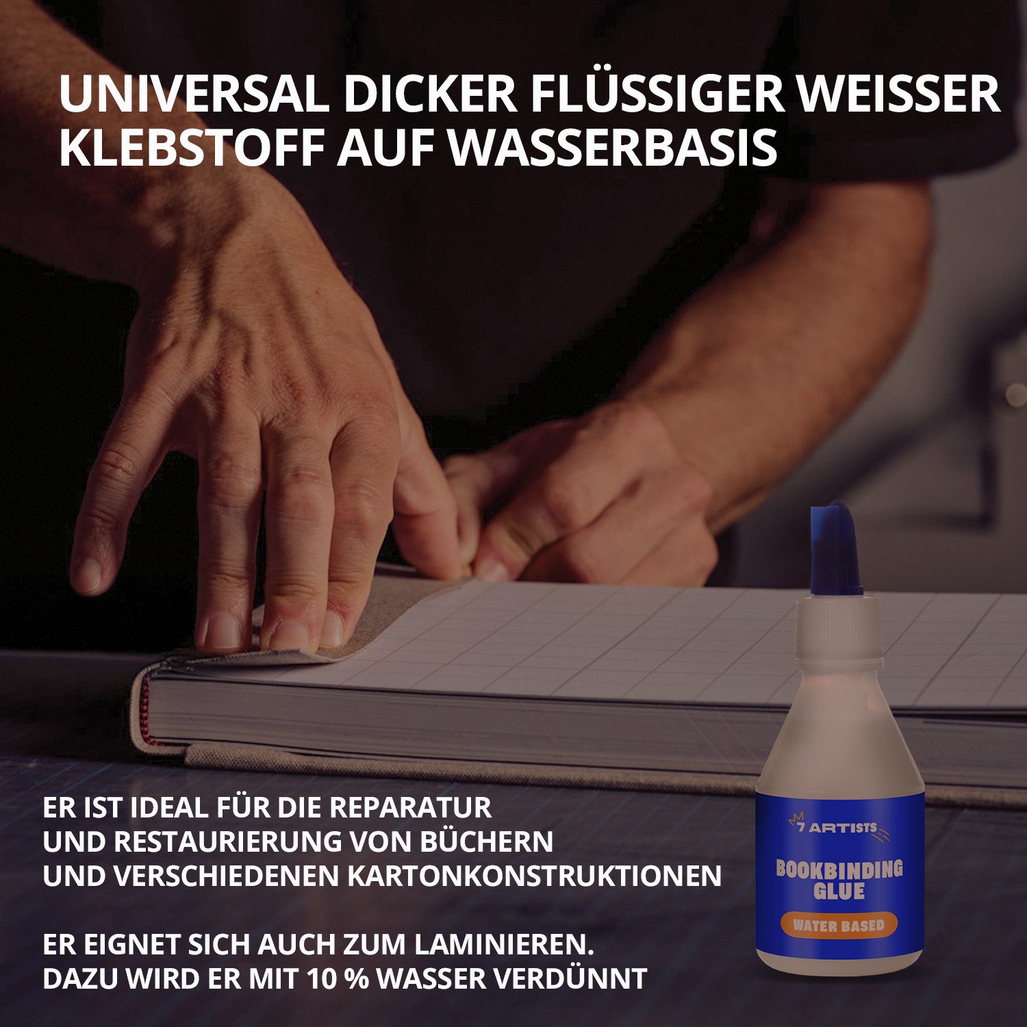 7 Artists PVC-Kleber 7 Artists Buchbinderleim günstig online kaufen