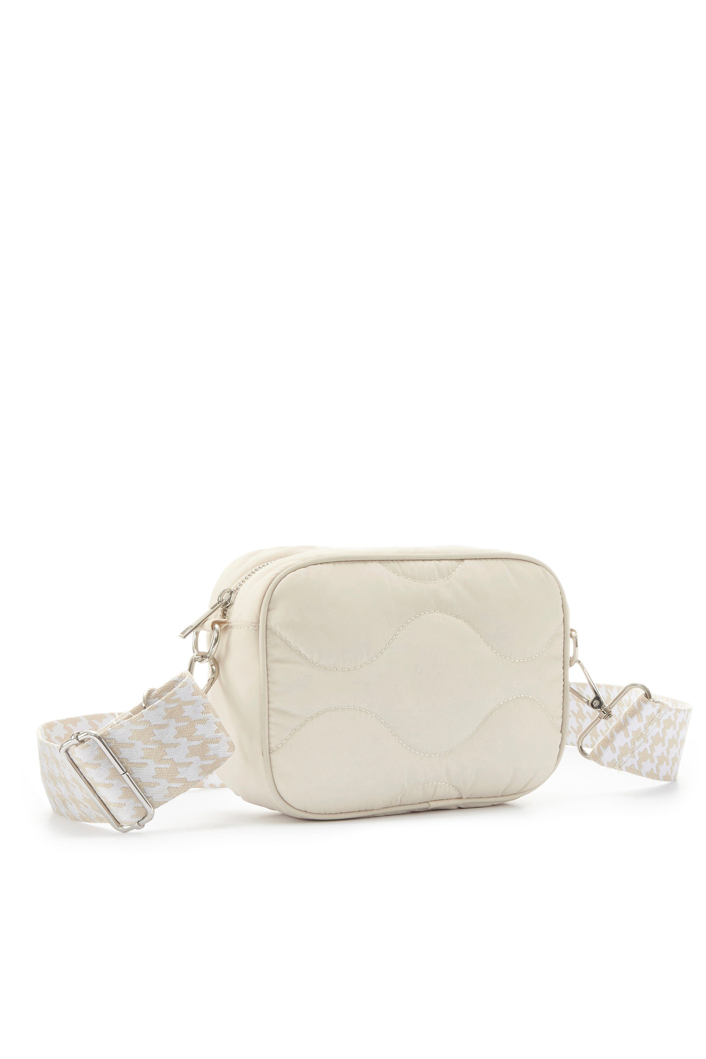 Vivance Umhängetasche, Handtasche, Minibag mit Steppung VEGAN creme