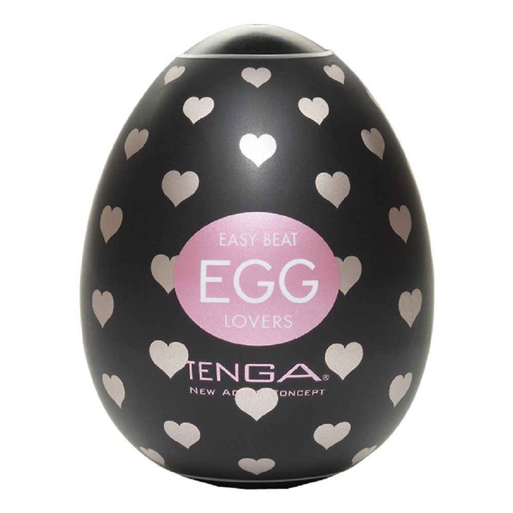 Tenga Masturbator Lover's Egg (Tenga EGG), 1-tlg., Einmal-Masturbator für Paare - mit Herz-Struktur