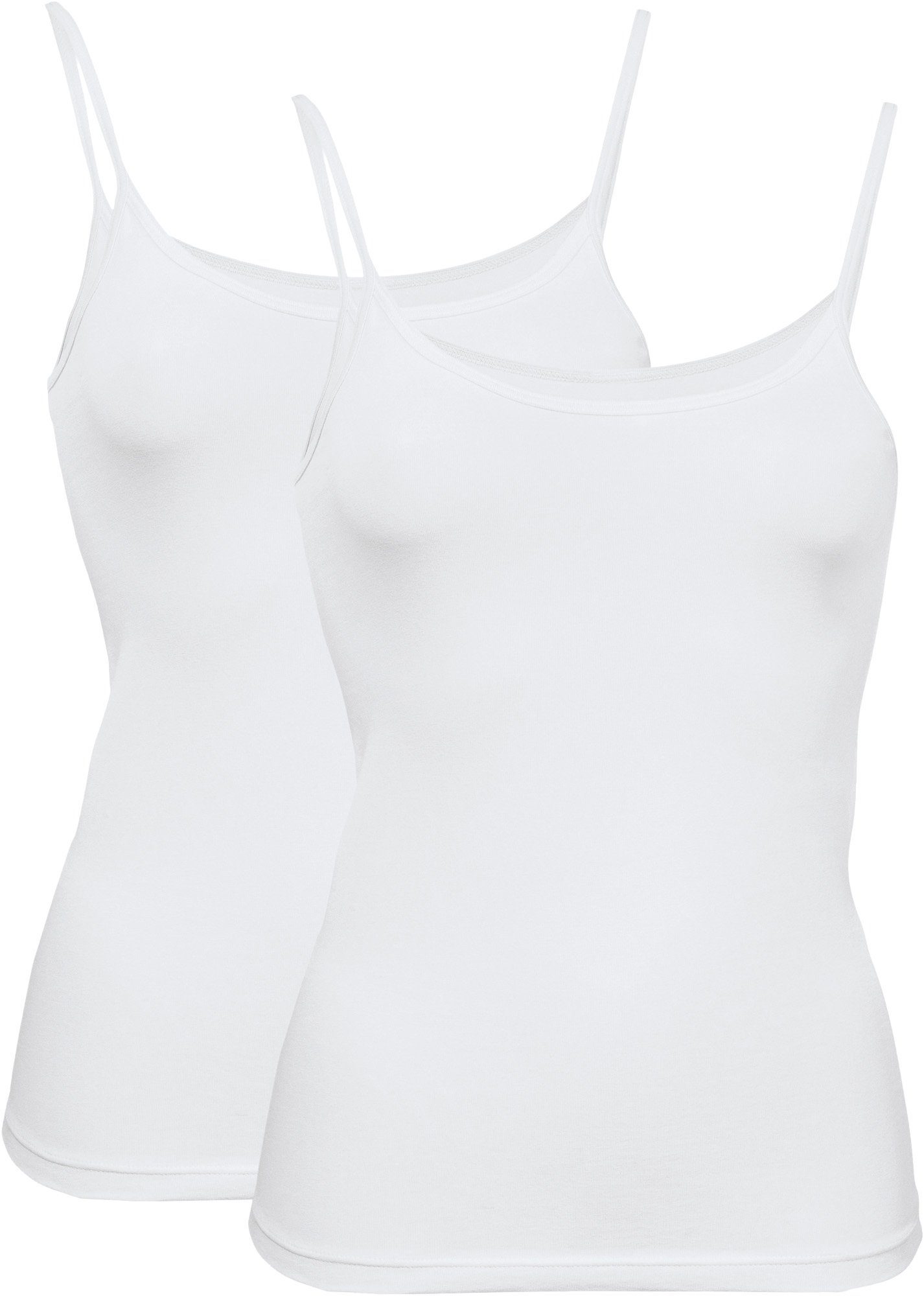 Erwin Müller Unterhemd Damen-Unterhemd 2er-Pack Single-Jersey Uni günstig online kaufen