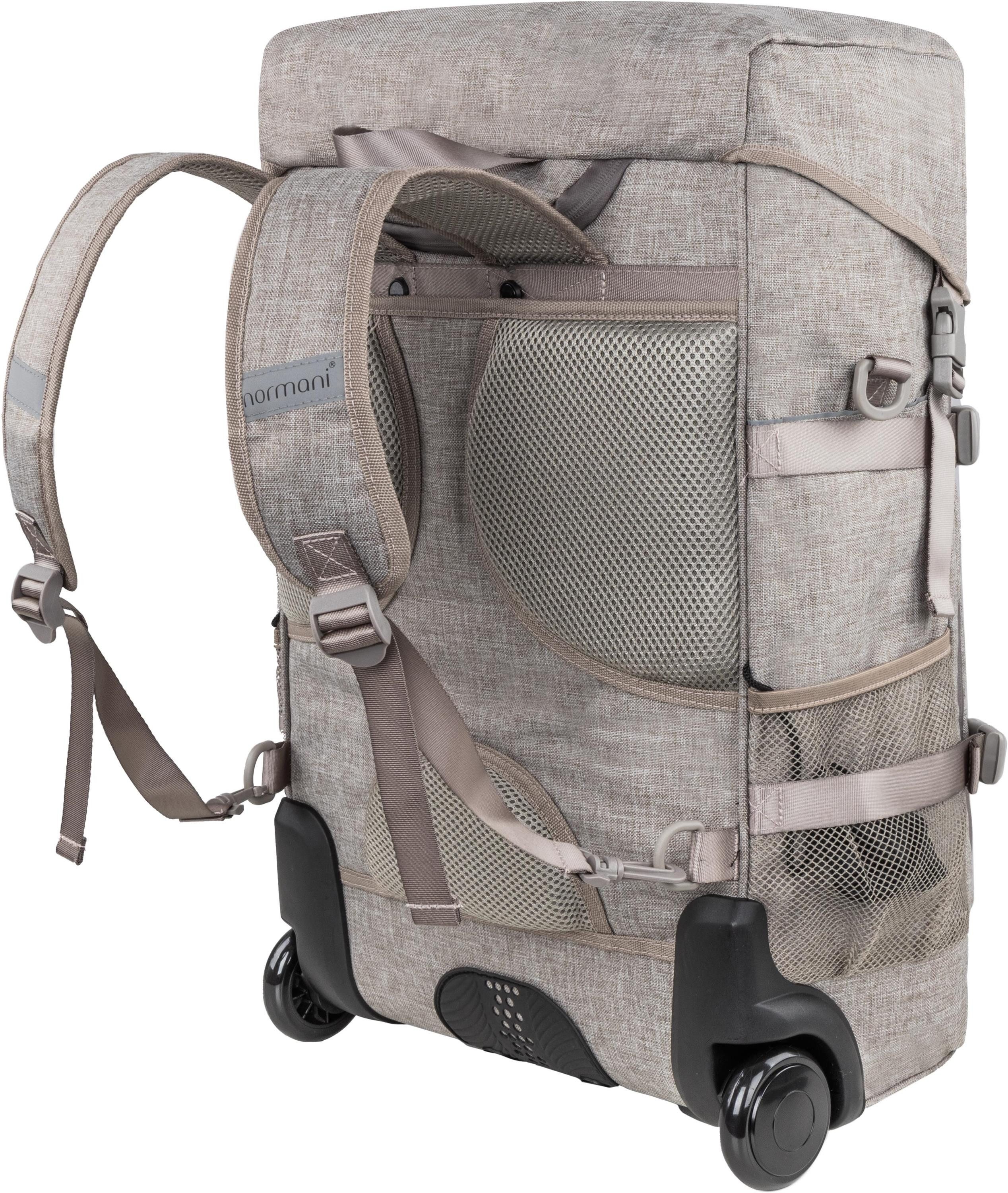 normani Reisetasche Rucksack-Trolley Handgepäck Nara, Reisetasche 3-in-1 in Handgepäckgröße