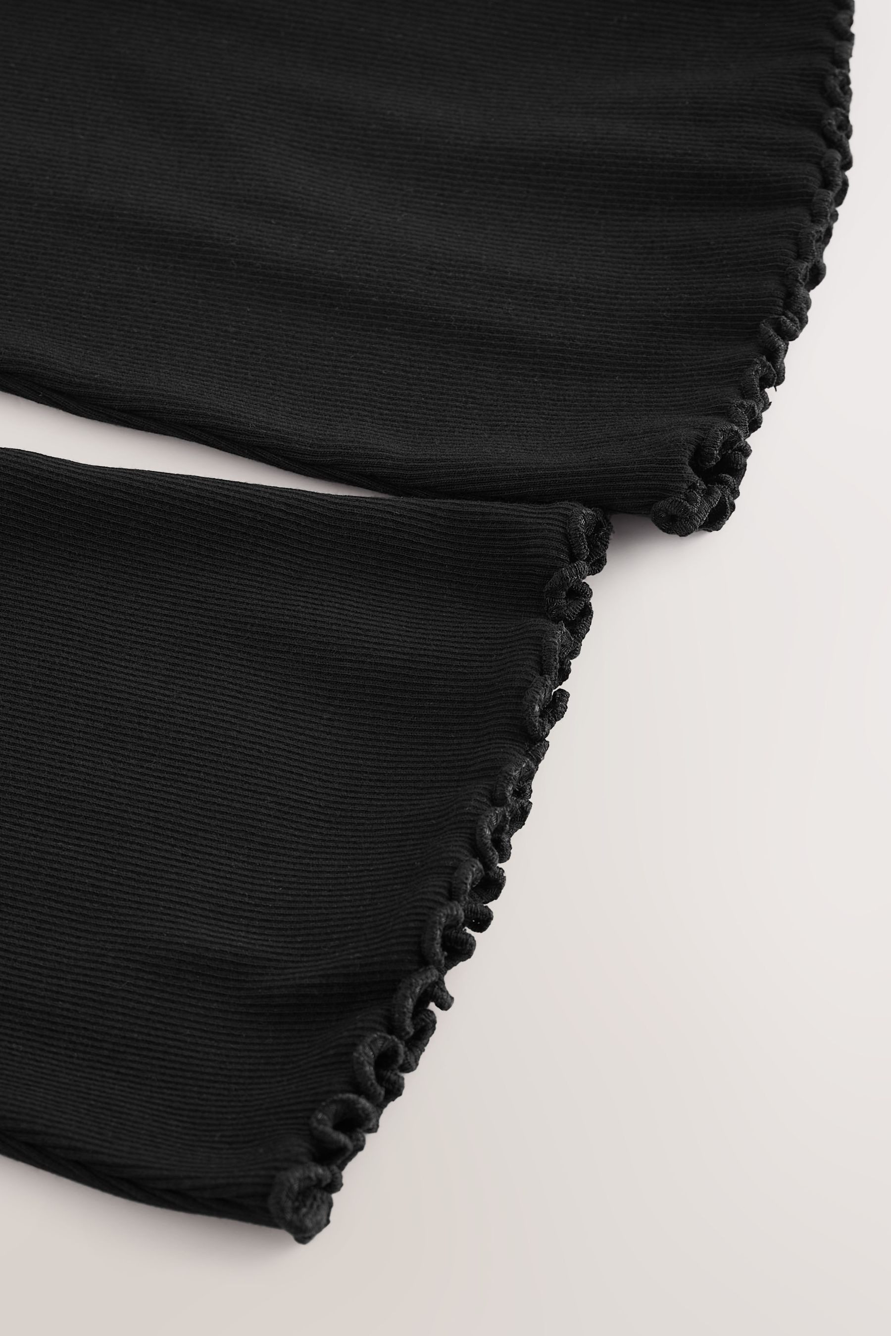 Next Leggings Gerippte Leggings mit ausgestelltem Bein (1-tlg)