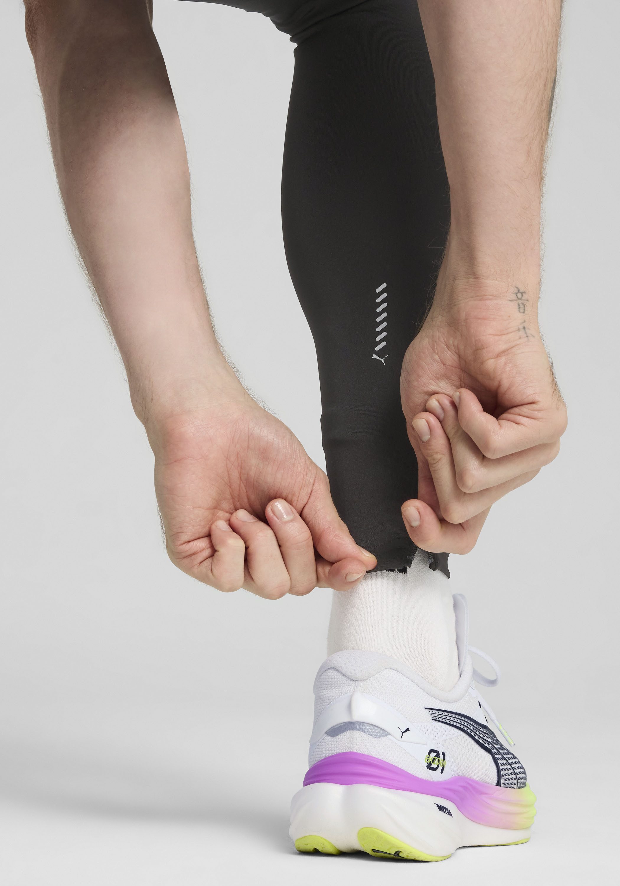 PUMA Lauftights M RUN VELOCITY FL TIGHT mit DryCELL Technologie, atmungsaktiv, Slim Fit, mit Gesäßtasche