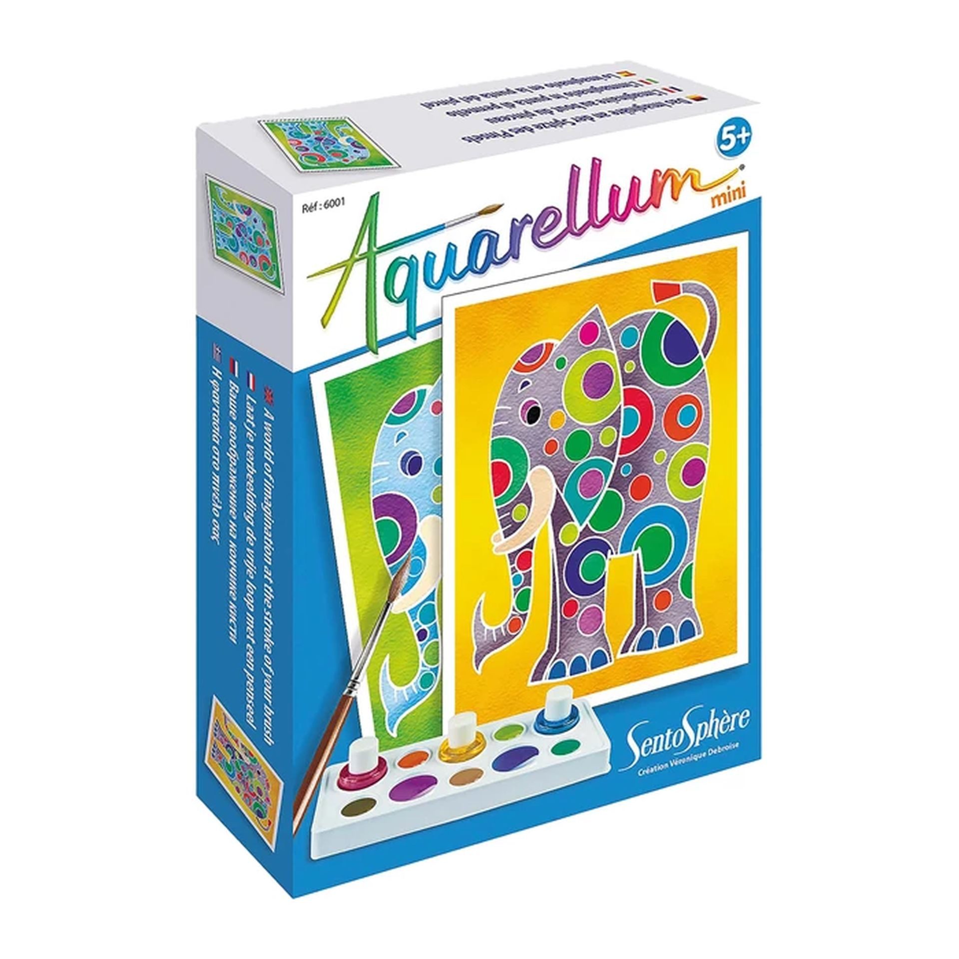 SentoSphere Spiel Aquarellum Mini Elefanten