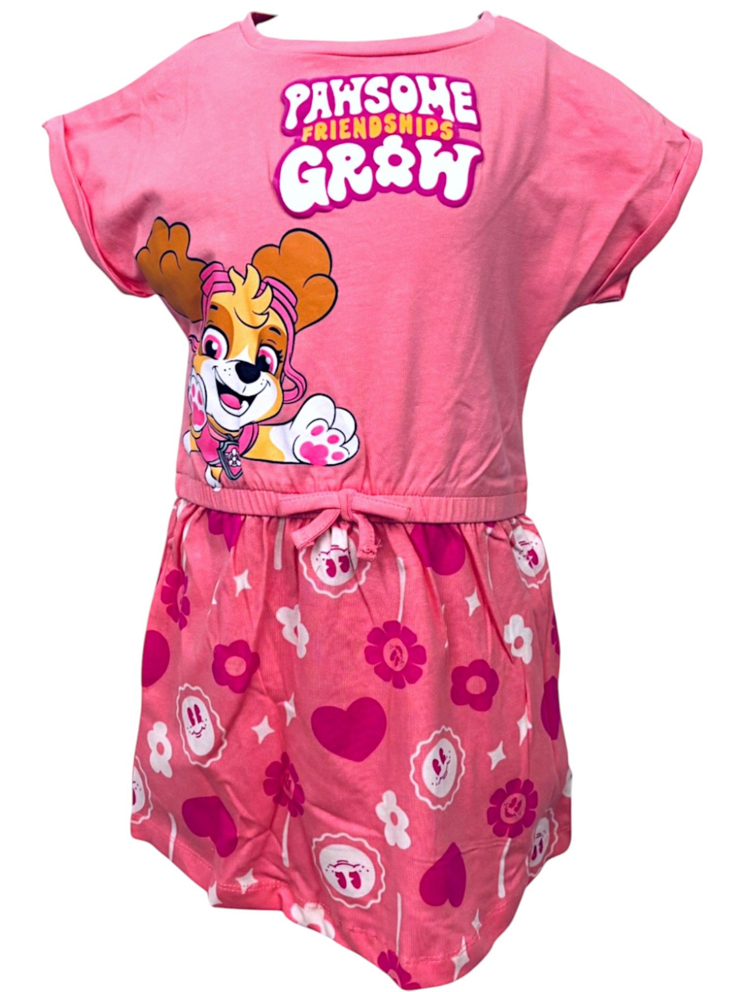 PAW PATROL Sommerkleid Skye Mädchen Jerseykleid Gr. 98-116 cm