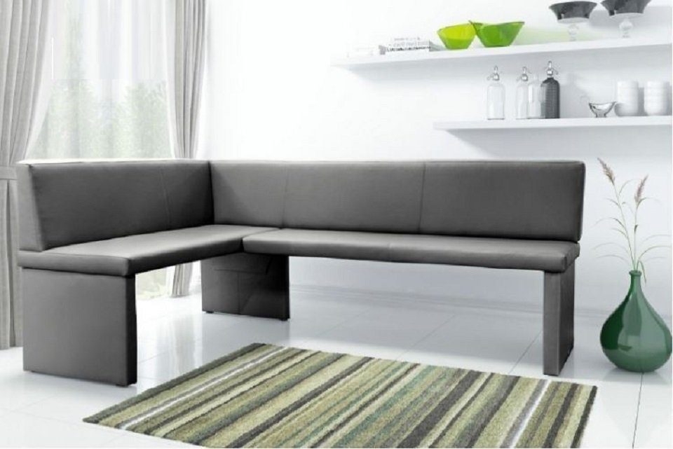 Fun Möbel Eckbank Sitzbank Eckbank „Cora“ in Kunstleder Madryt Größe 168 x 128 cm