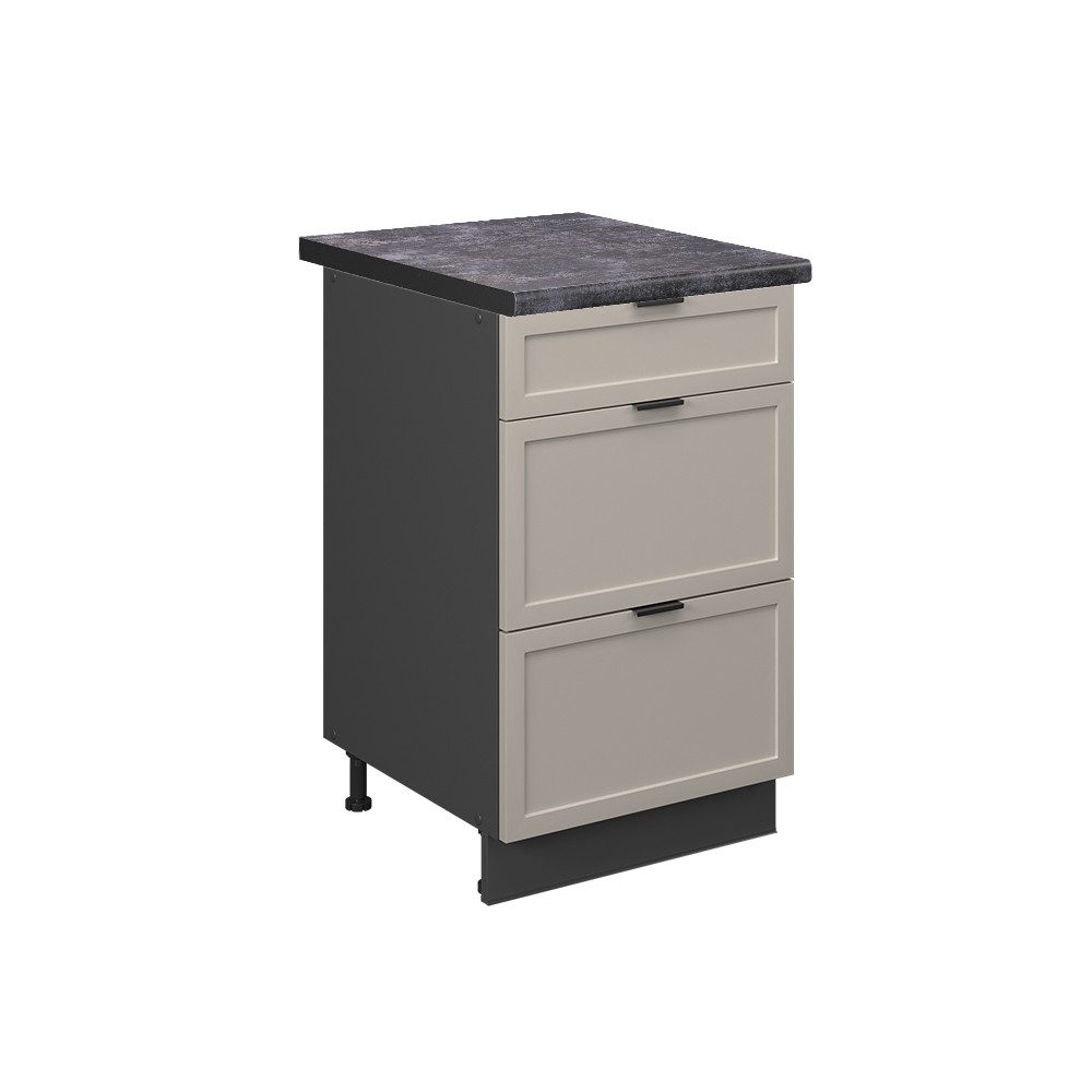 Vicco Unterschrank Fame-Line, GrauBeige/Goldkraft Eiche, 50 günstig online kaufen