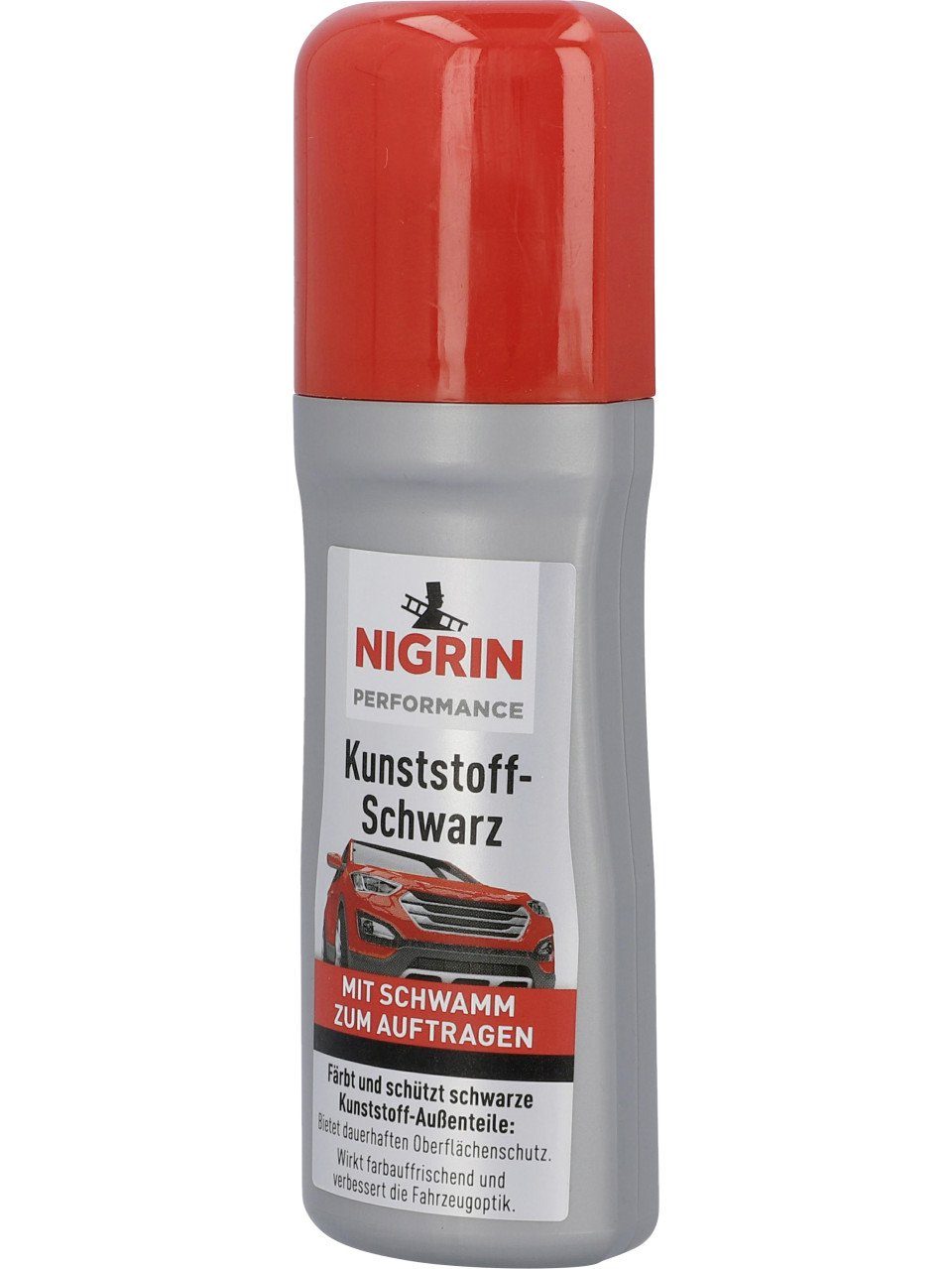 Nigrin Performance Kunststoff-Schwarz 75ml Autopolitur
