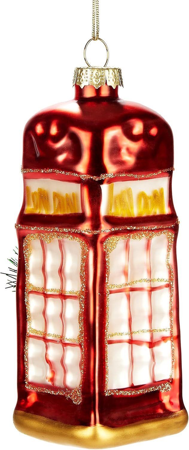 BRUBAKER Christbaumschmuck Telefonzelle UK - Handbemalte Weihnachtskugel au günstig online kaufen