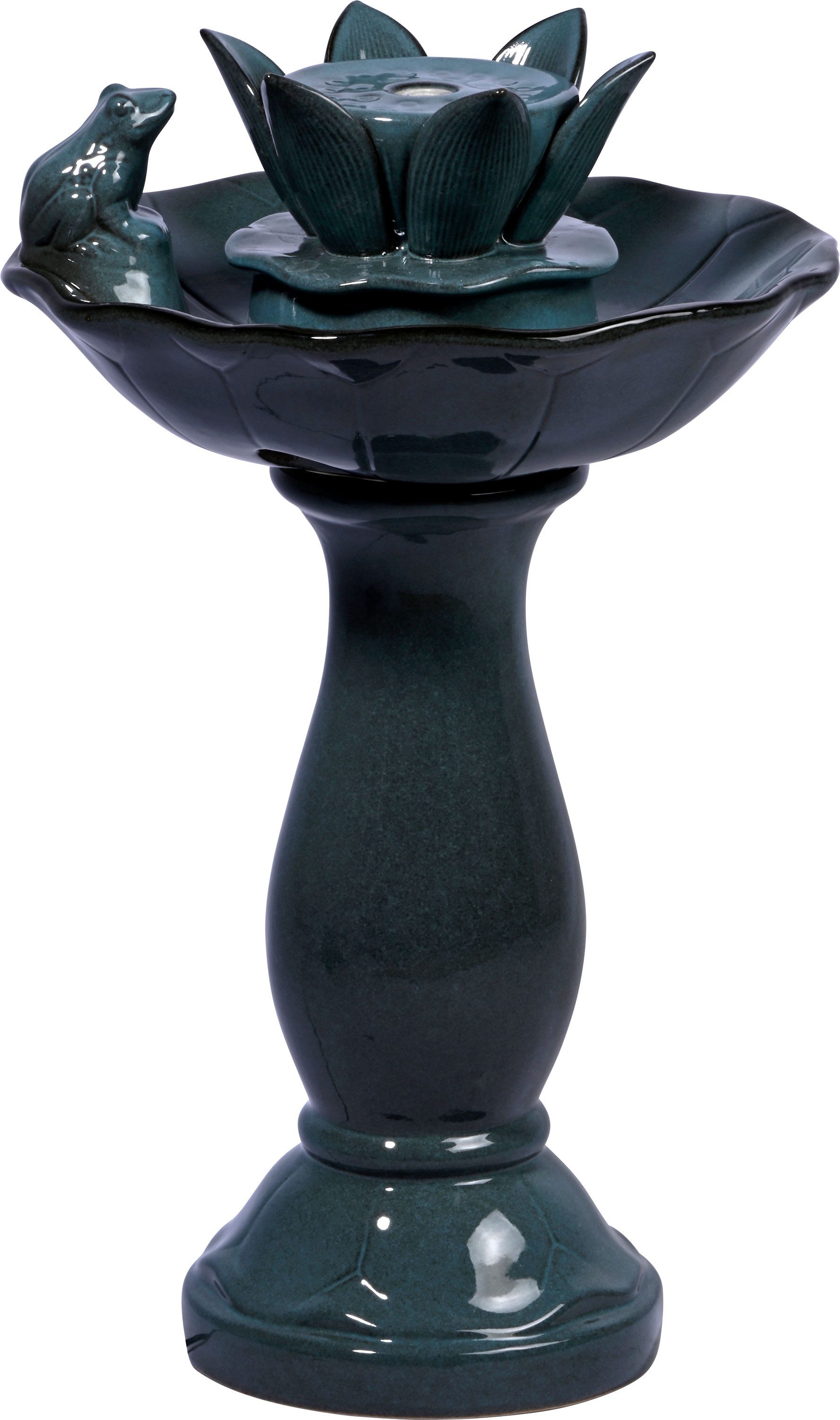 dobar Gartenbrunnen Gartenbrunnen mit Solar-Panel