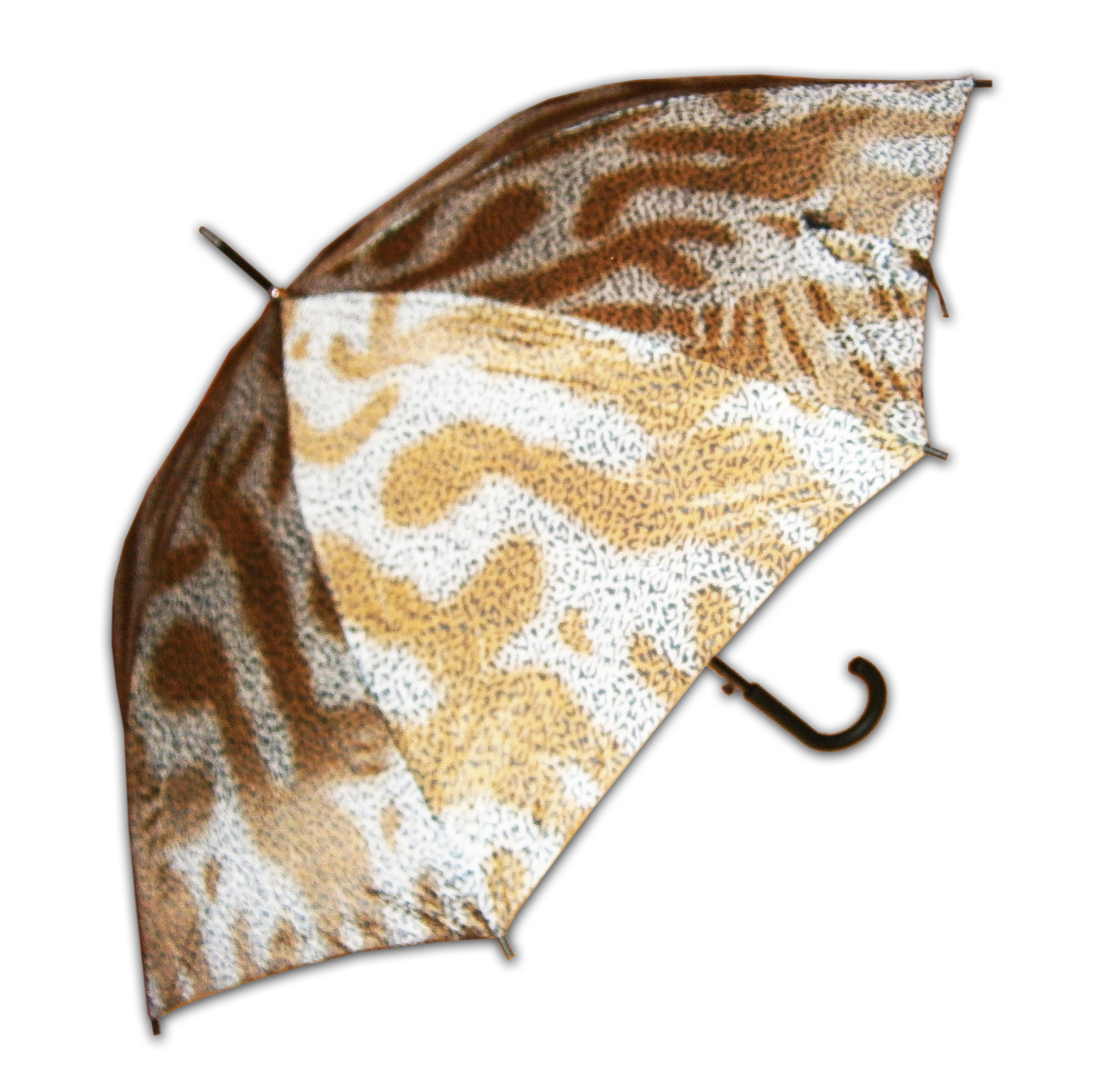 Stockregenschirm Automatik STOCKSCHIRM Ø100cm 84cm Stockregenschirm 2103 (Leopard)